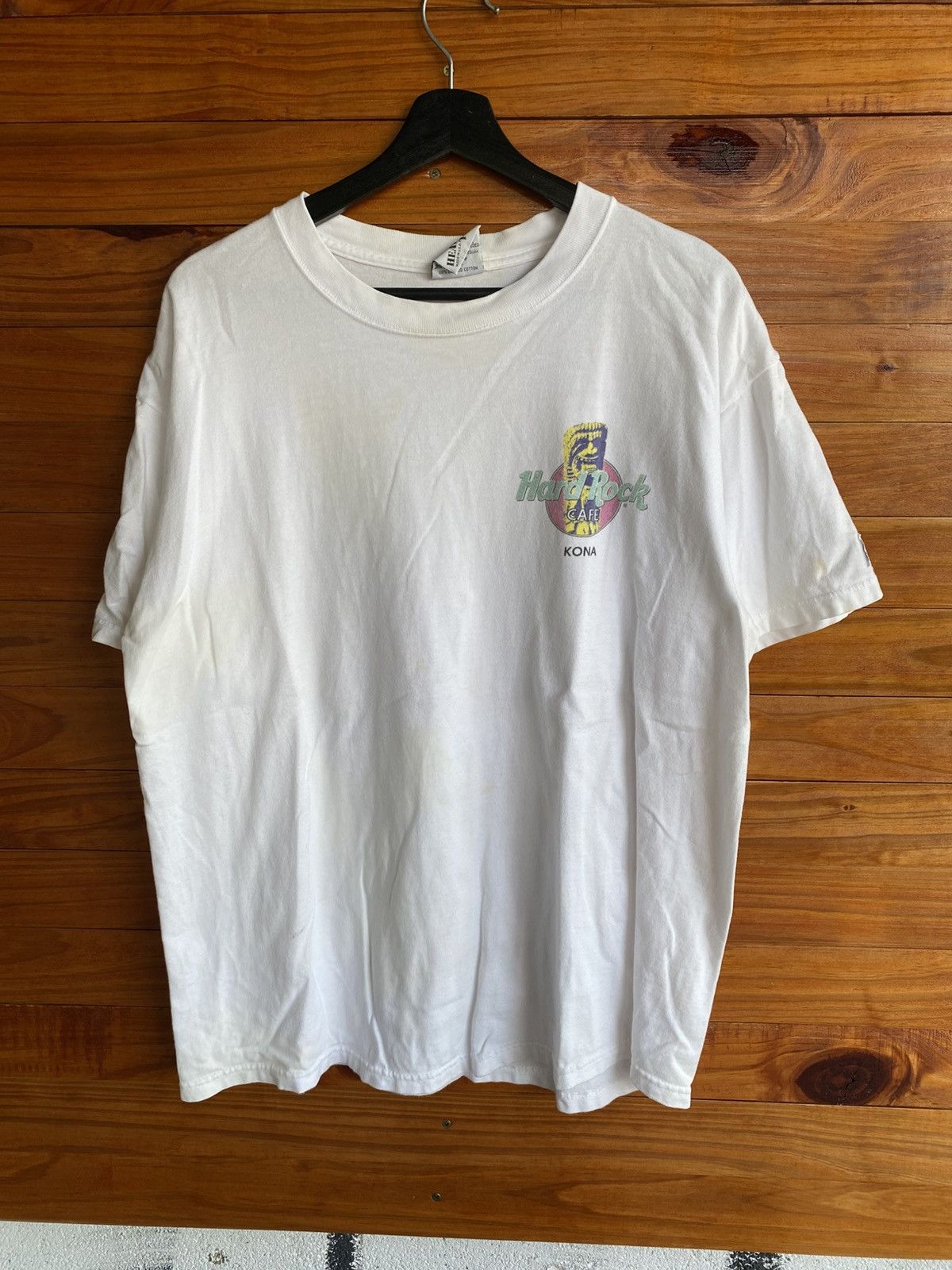 Hard Rock Cafe Vintage Hard Rock Cafe Kona Hawaii T-Shirt 90s White Tee Size US XL / EU 56 / 4 - 13 Thumbnail