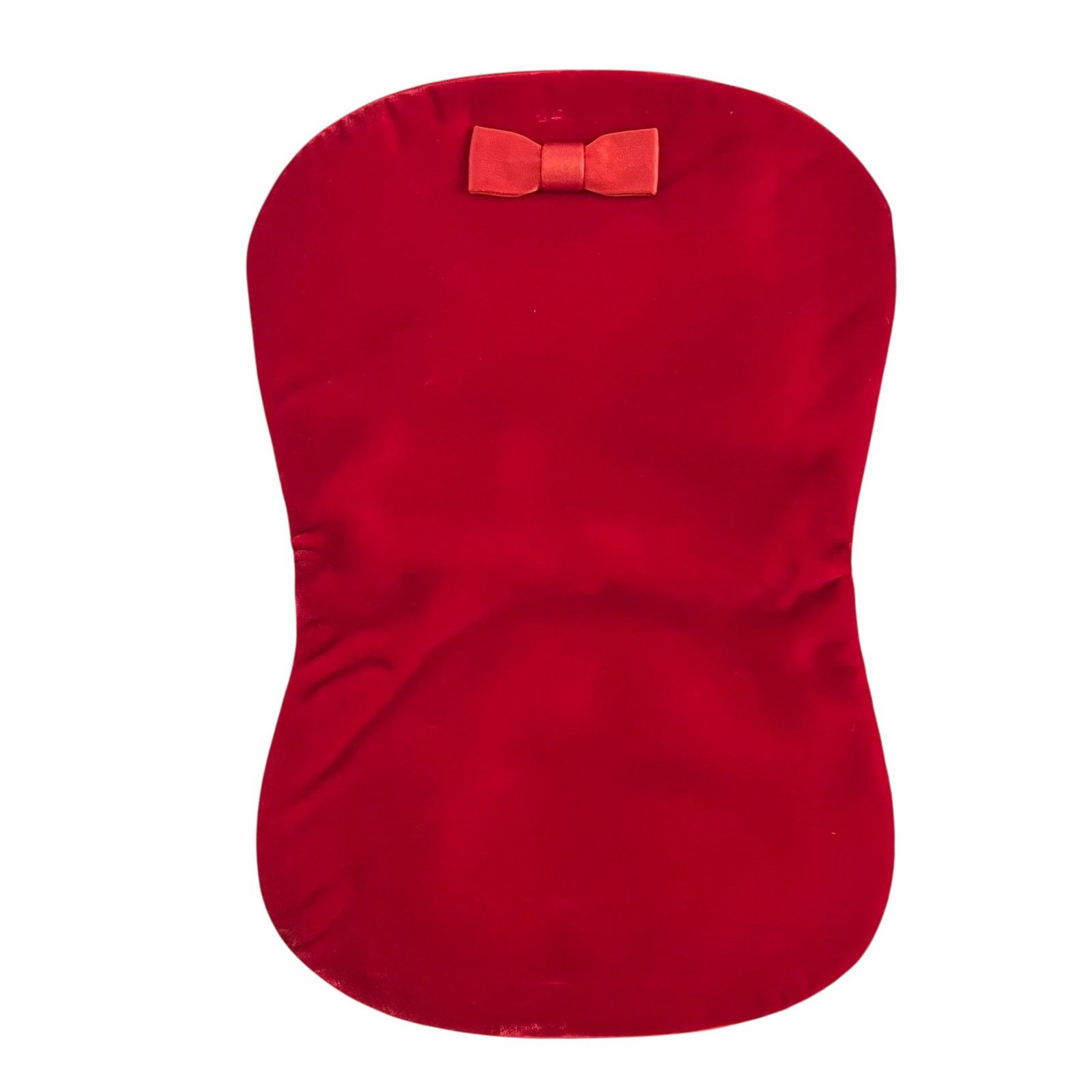 Vintage 1960s Morris Moskowitz MM Vintage Red Velvet Bow Clutch Size ONE SIZE - 8 Thumbnail