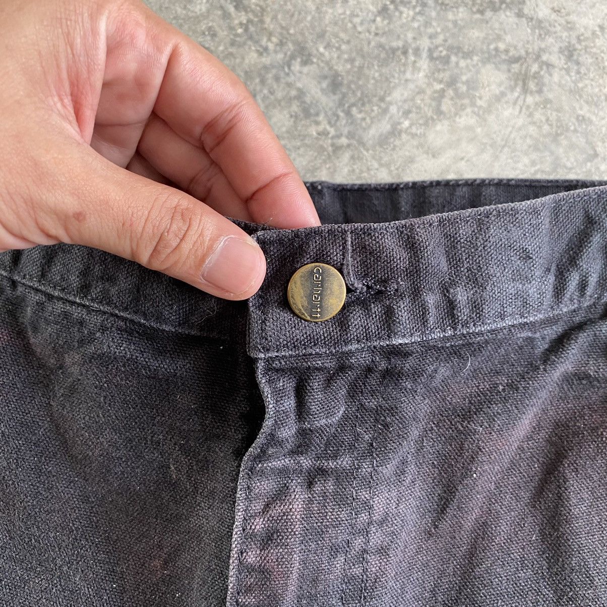 Carhartt Trashed VTG Carhartt Faded Dirty Carpenter Workwear Pants Size US 33 - 13 Thumbnail