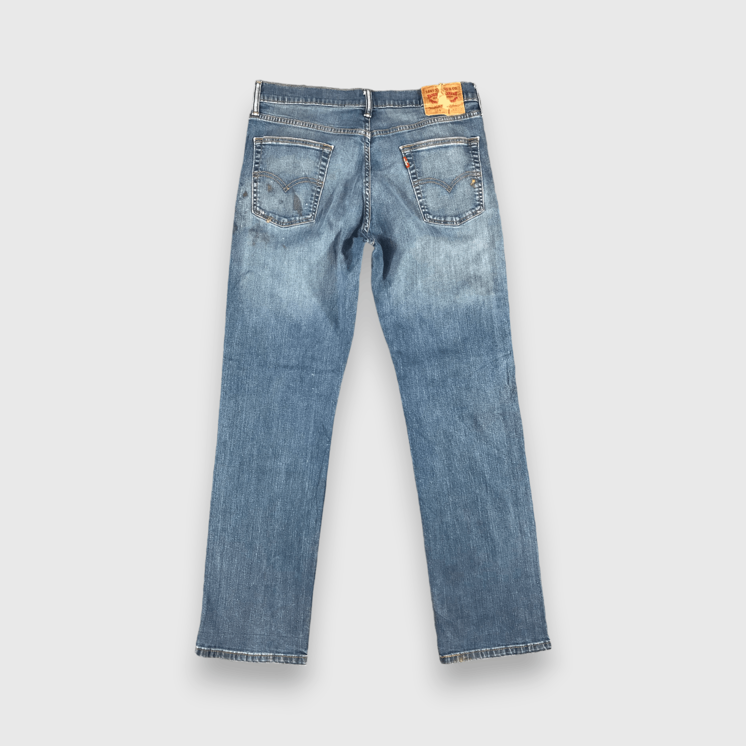 Levi's Vintage Blue Wash Levis 514 Jeans-J1558 Size US 34 / EU 50 - 2 Thumbnail