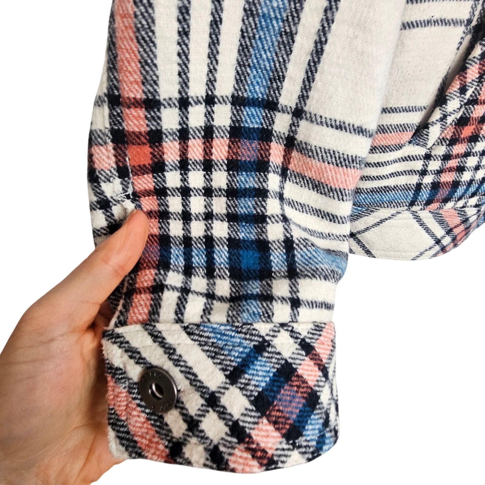 Torrid Torrid Womens Plaid Sherpa Collar Trucker Jacket Plus Sz 2X Size XXL / US 16-18 / IT 52-54 - 4 Thumbnail
