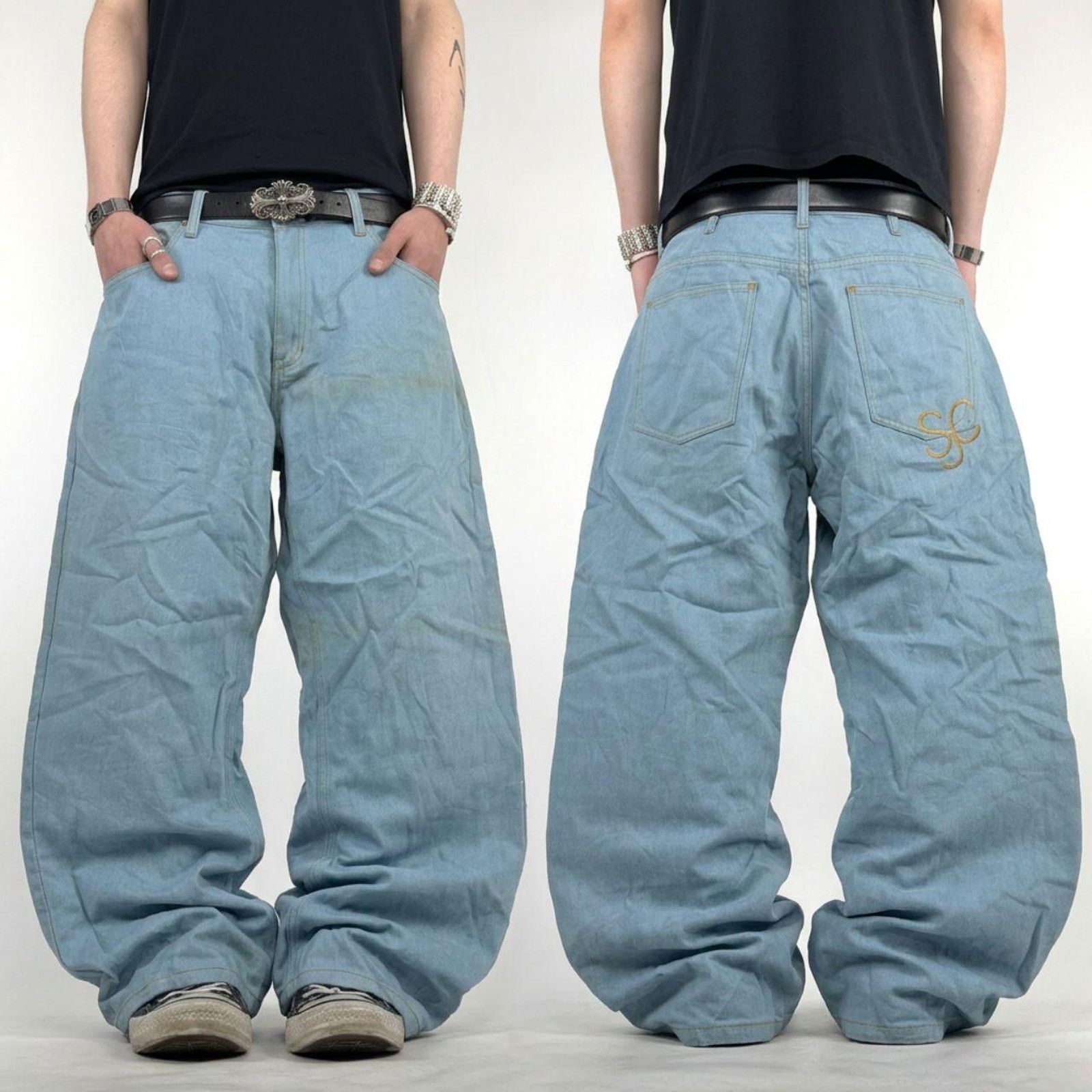 JNCO × Streetwear × Vintage Vintage 90s Kikwear Baggy Wide Leg