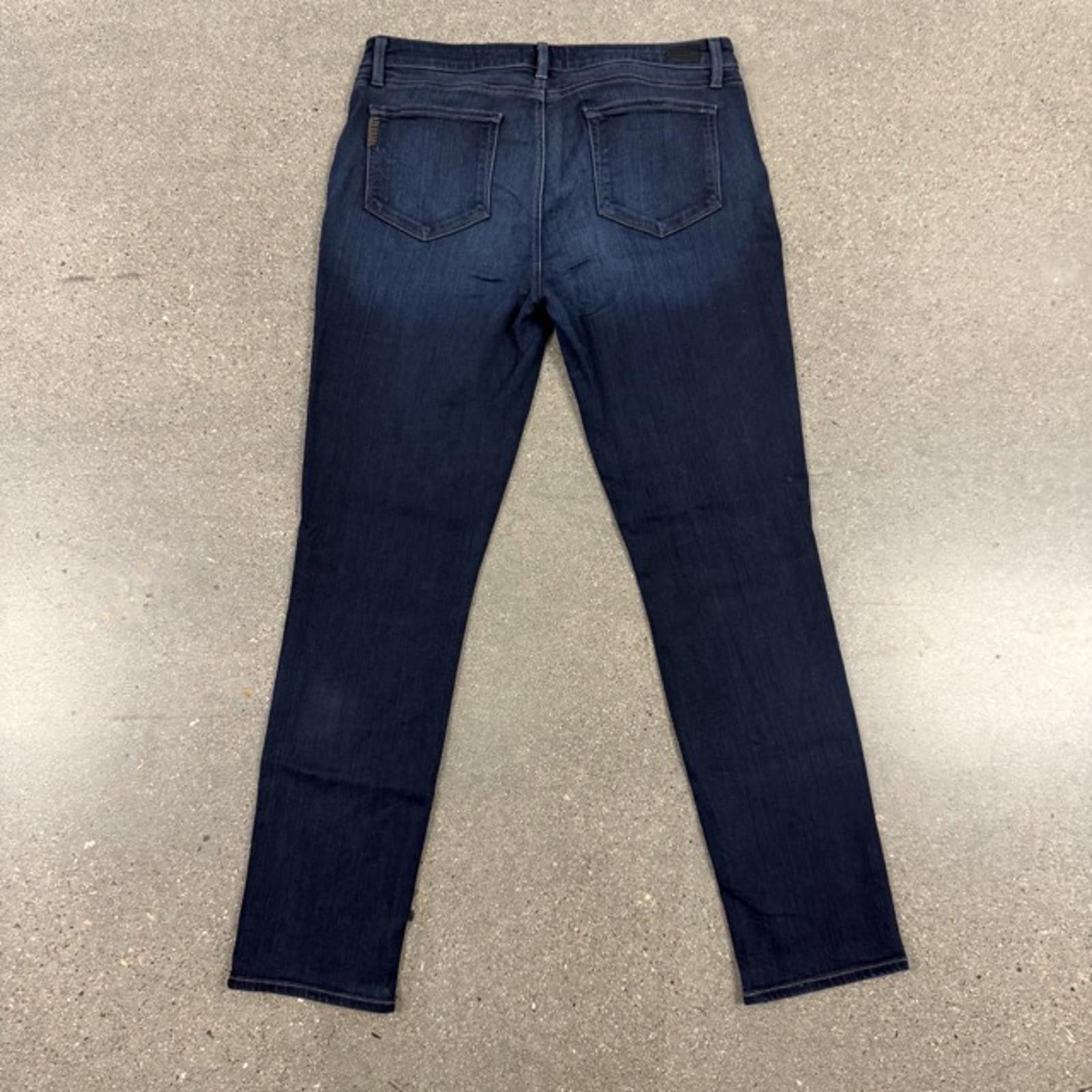 Paige NWOT Paige Skyline Skinny Jean Premium Denim Dark Wash - 32 Size 32" / US 10 / IT 46 - 8 Thumbnail