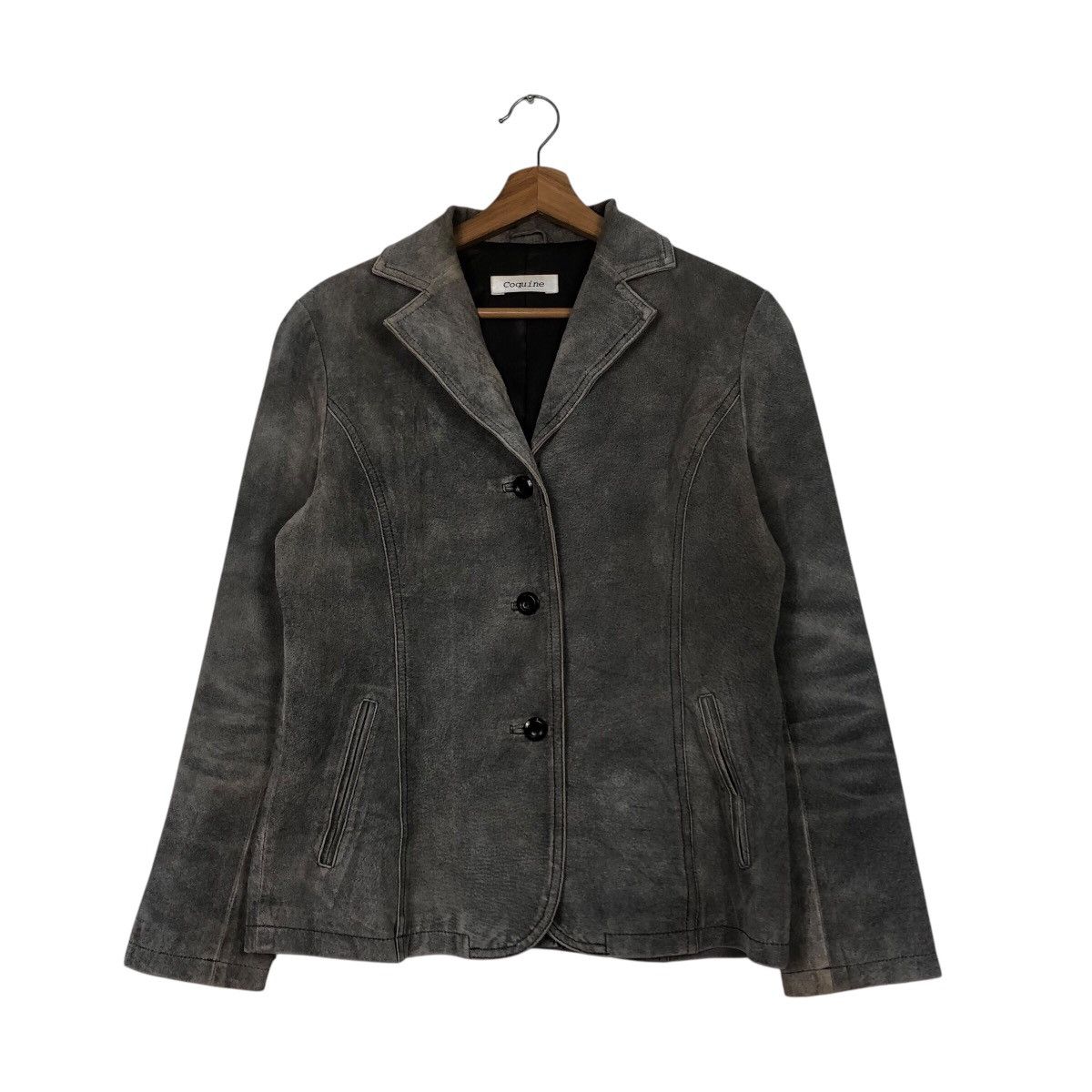 Japanese Brand 📌Vintage Biker Leather Jacket Coquine Issey Miyake Size US M / EU 48-50 / 2 - 2 Thumbnail