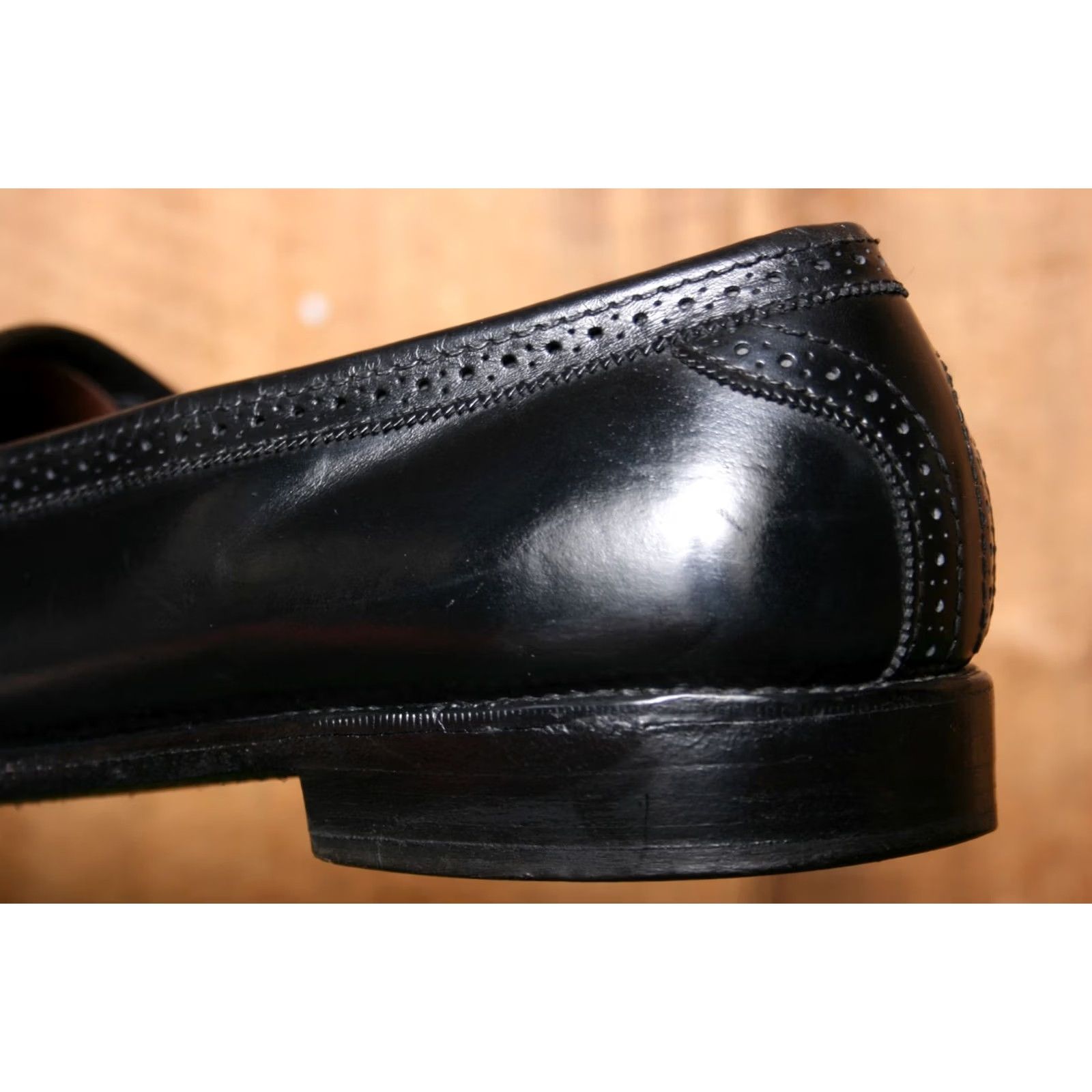 Allen Edmonds ALLEN EDMONDS Bridgeton Black Leather Brogue Kiltie Tassel Loafers Sz. 11B Mens Shoes Dress Slip On US 11 Black Brogue Leather Shoes Mens Size US 11 / EU 44 - 7 Thumbnail
