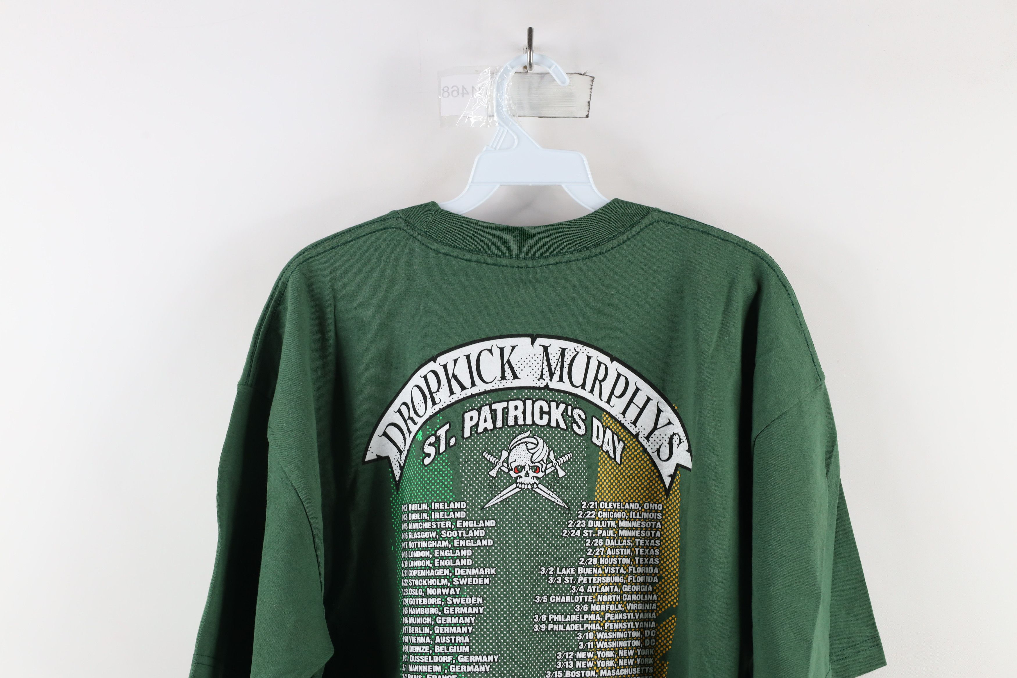 Vintage Vintage Y2K 2013 Dropkick Murphys Band T-Shirt Green USA Size US XL / EU 56 / 4 - 10 Thumbnail