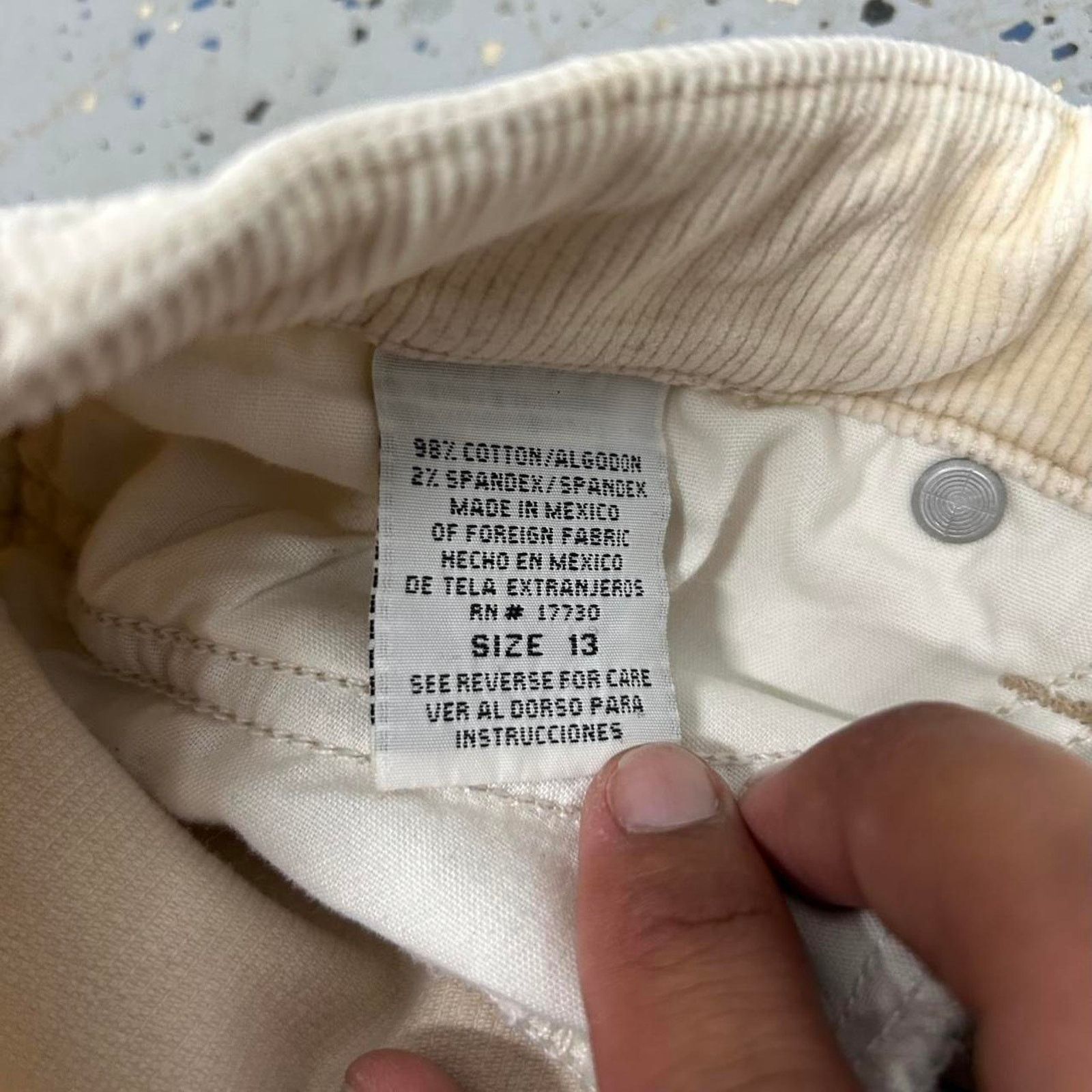 Mossimo Y2K Cream corduroy mossimo flare pants Size 34" / US 12 / IT 48 - 8 Thumbnail