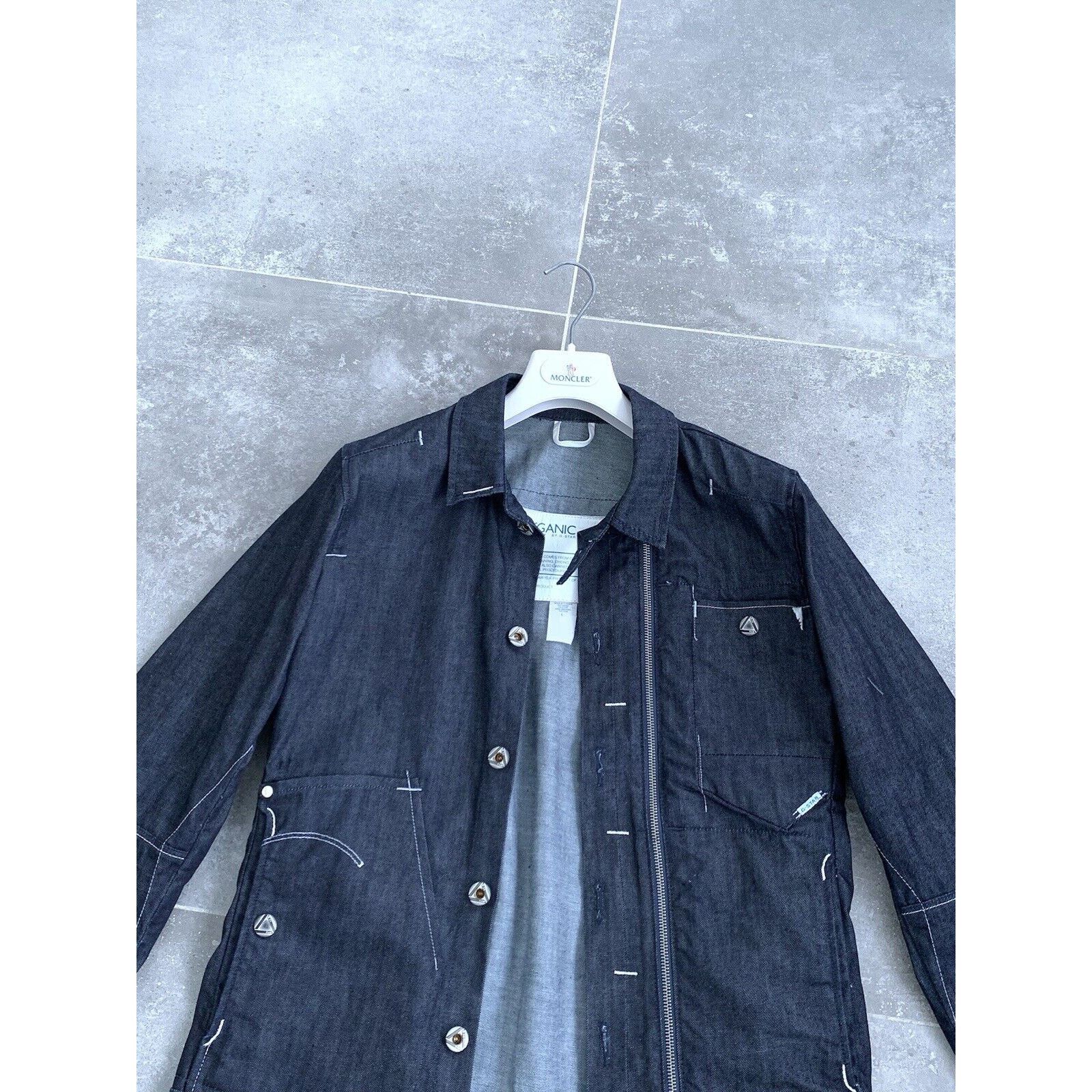G-Star Mens G-STAR ORGANIC Raw Alcatraz Denim Jacket Coat SZ M EU48 Size US M / EU 48-50 / 2 - 8 Thumbnail