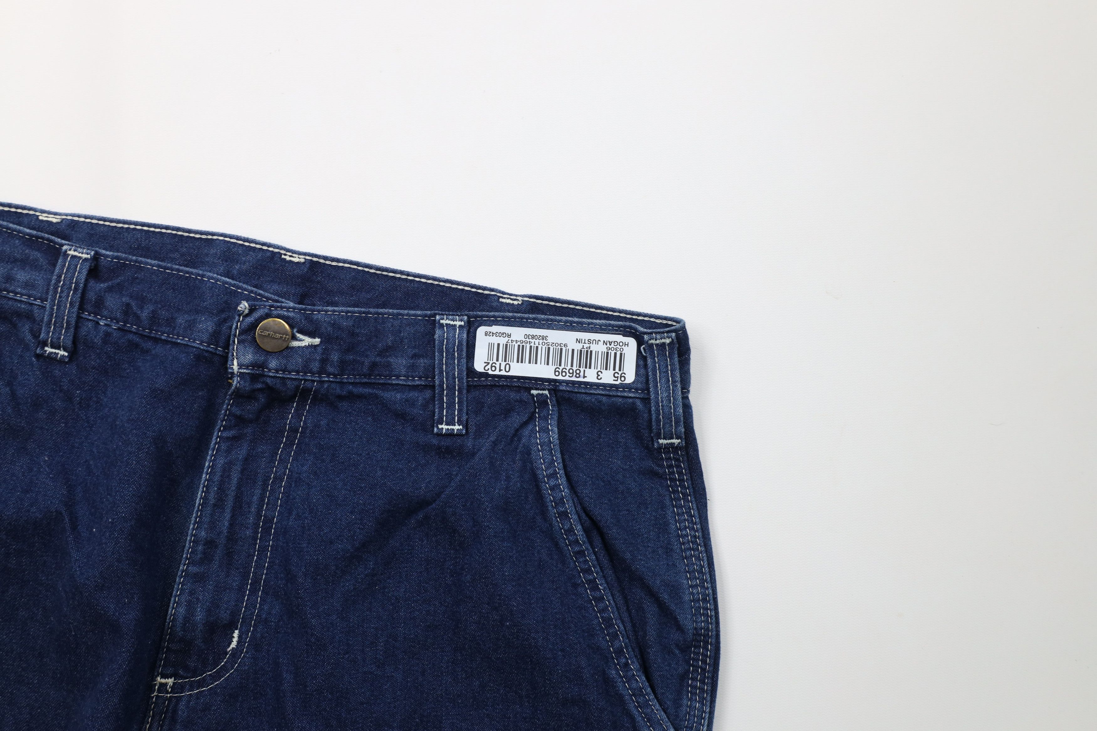 Carhartt Vintage Y2K Carhartt Wide Leg Dungaree Denim Jeans Cotton Size US 34 / EU 50 - 7 Thumbnail