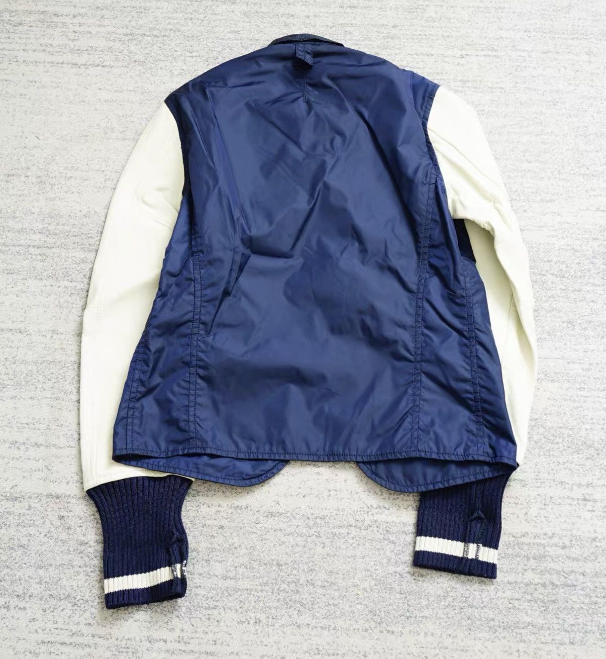 Comme des Garcons Comme des Garçons Junya Watanabe Leather Sleeve Jacket Size US S / EU 44-46 / 1 - 5 Thumbnail