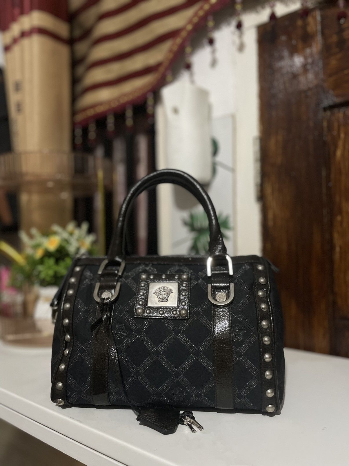 Versace VERSACE black in leather handbag Size ONE SIZE - 20 Thumbnail