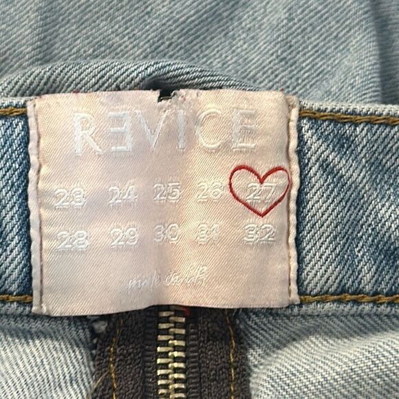 Other REVICE Japanese Brand Streetwear Zipper Style Jeans size 27 Size 27" / US 4 / IT 40 - 8 Thumbnail
