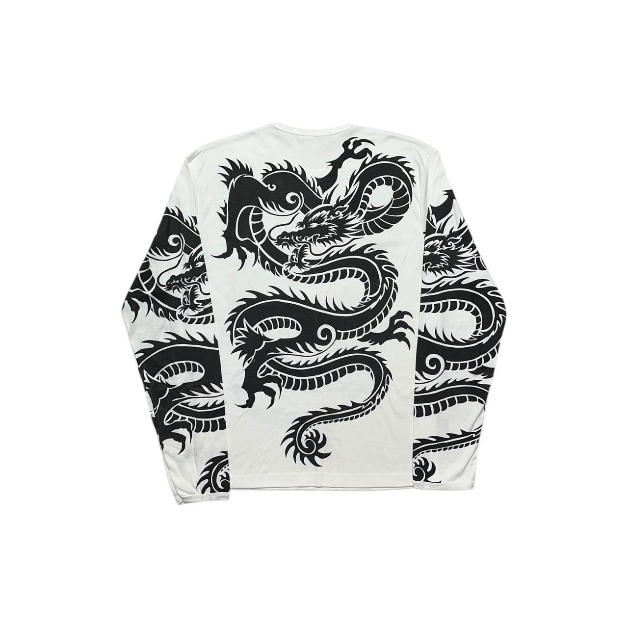 Affliction × JNCO × Tapout Dragon AOP Cowboys & Angels Long Sleeve Shirt Size L / US 10 / IT 46 - 2 Thumbnail