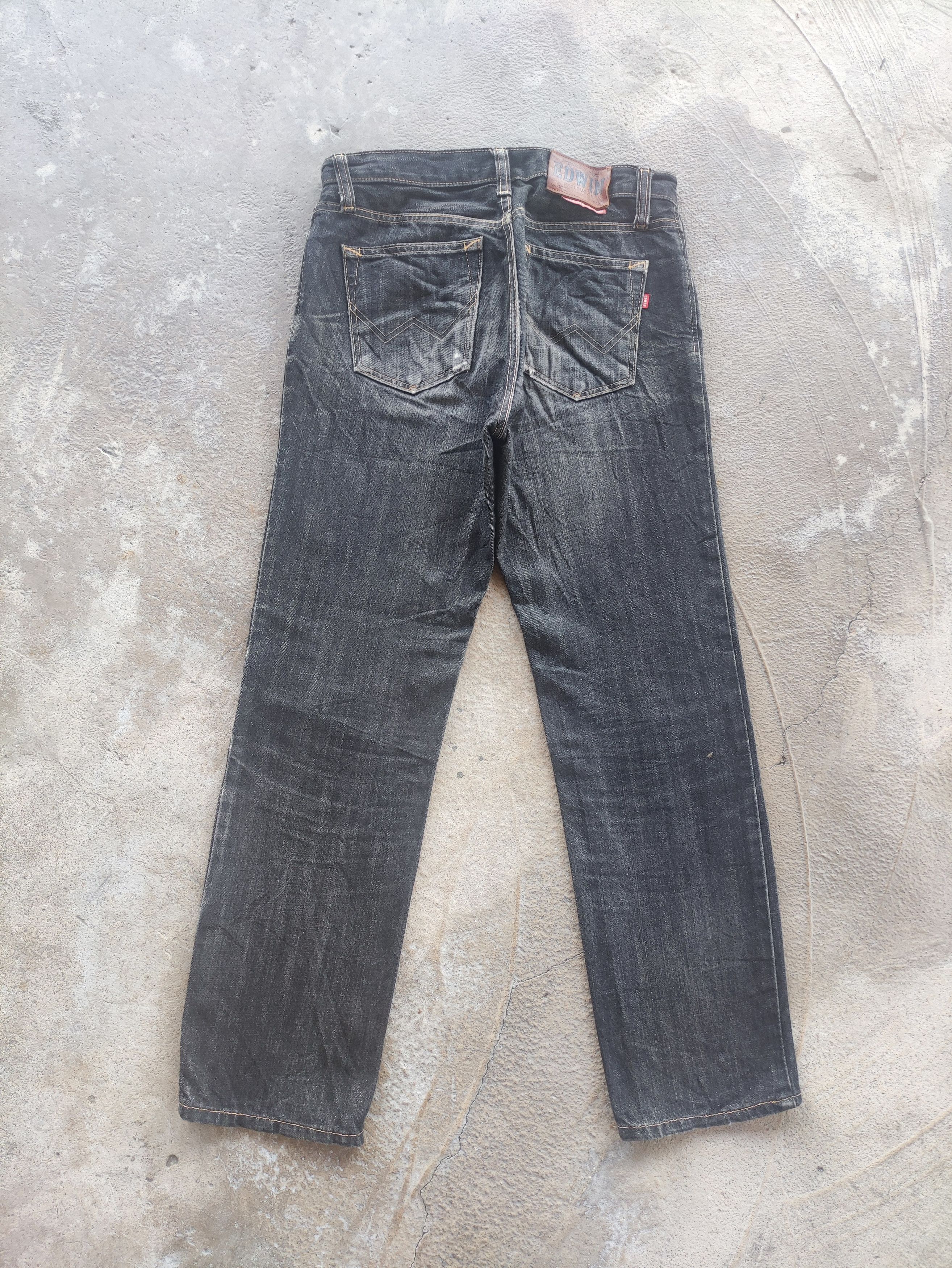 Edwin Vintage Edwin Distress Faded Denim Jean W30 Size US 30 / EU 46 - 9 Thumbnail