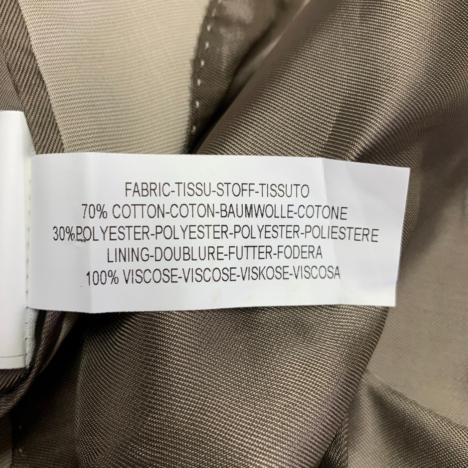 Paul Smith PS by PAUL SMITH Size 42 Khaki Cotton Blend Sport Coat Size 42R - 11 Thumbnail