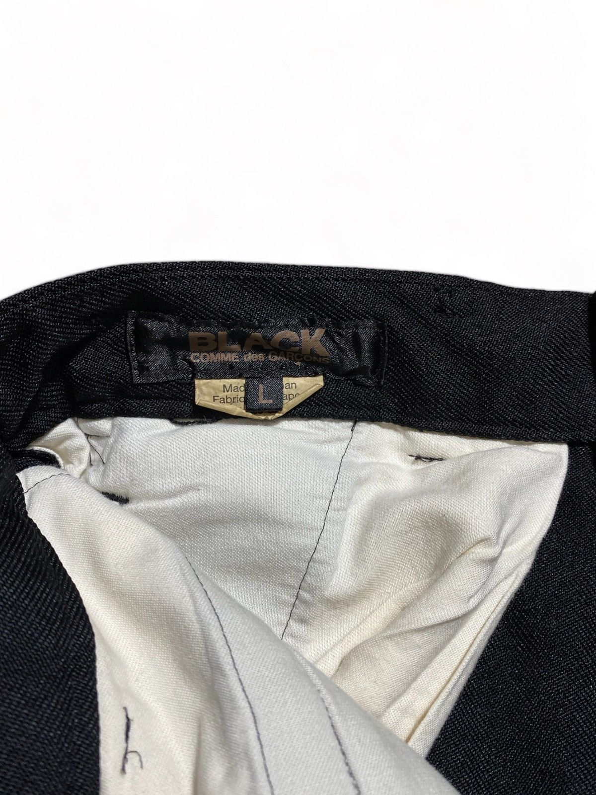 Comme des Garcons Comme Des Garçons Black - Belted Bondage Pants Size US 34 / EU 50 - 6 Thumbnail