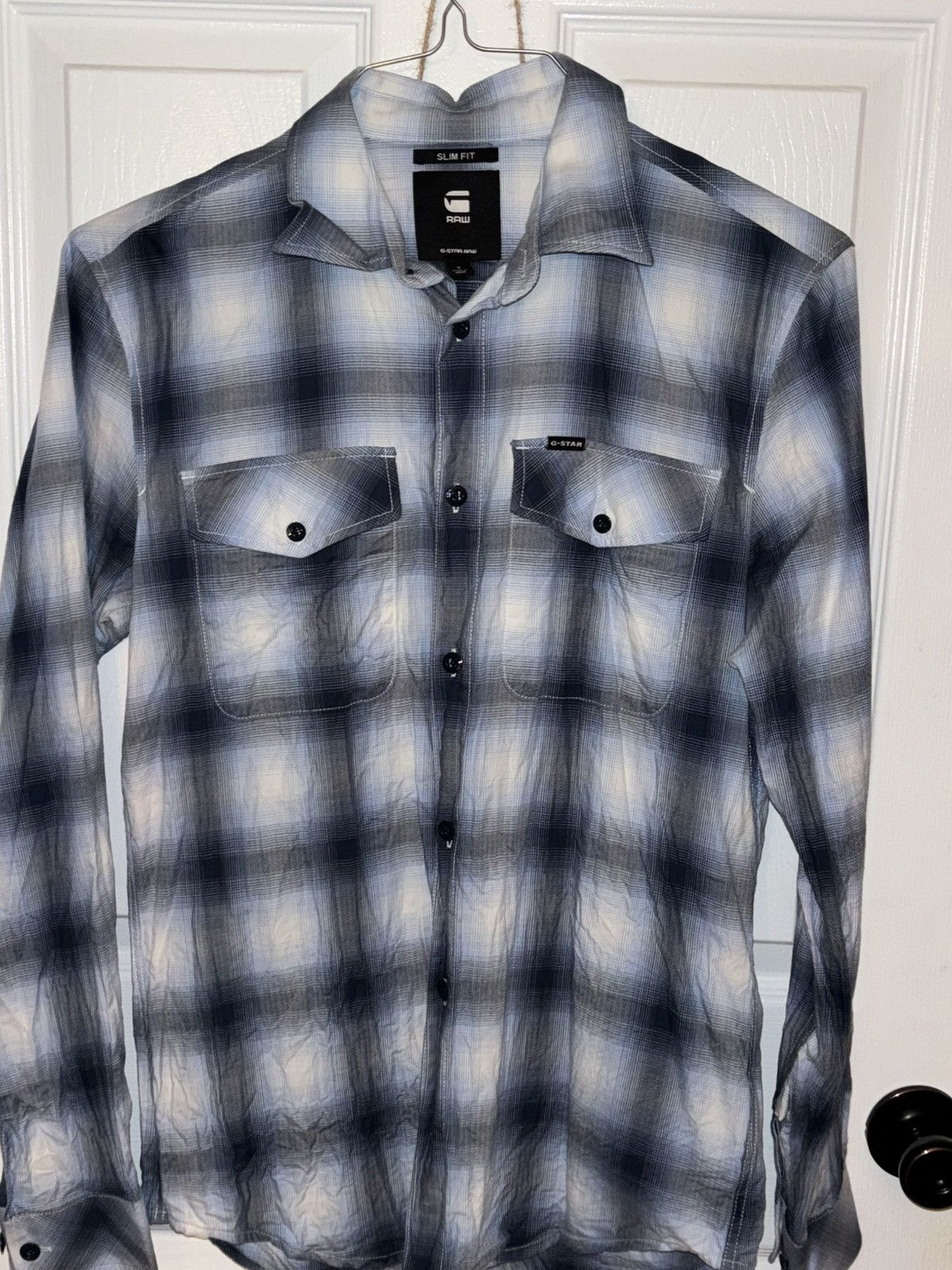 G-Star G Star Raw Blue Button up Size US M / EU 48-50 / 2 - 2 Thumbnail