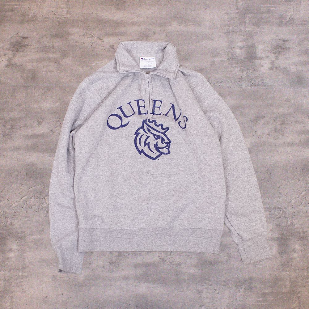 Champion × Vintage Y2K 2000's Champion Queen Half Zip Sweater Size US M / EU 48-50 / 2 - 1 Thumbnail