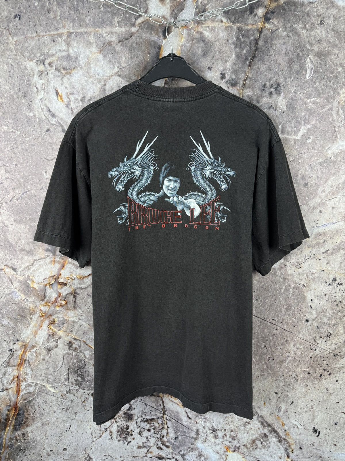 Vintage Vintage Bruce Lee Nunchaku The Dragon Tee Size XL Size US XL / EU 56 / 4 - 15 Thumbnail