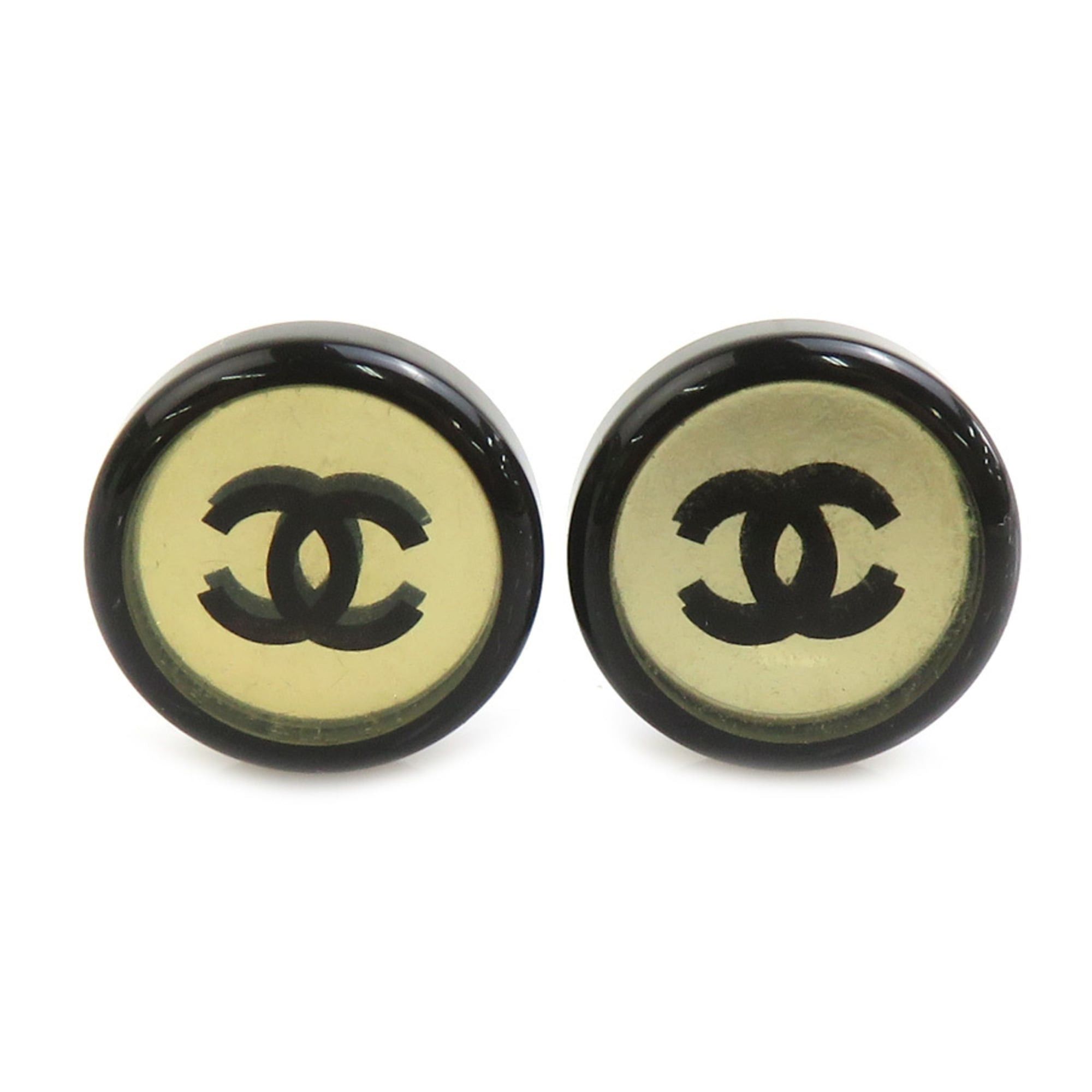 Chanel Chanel earrings, plastic and metal, black silver, for women, free shipping, h32032i Size ONE SIZE - 1 Thumbnail