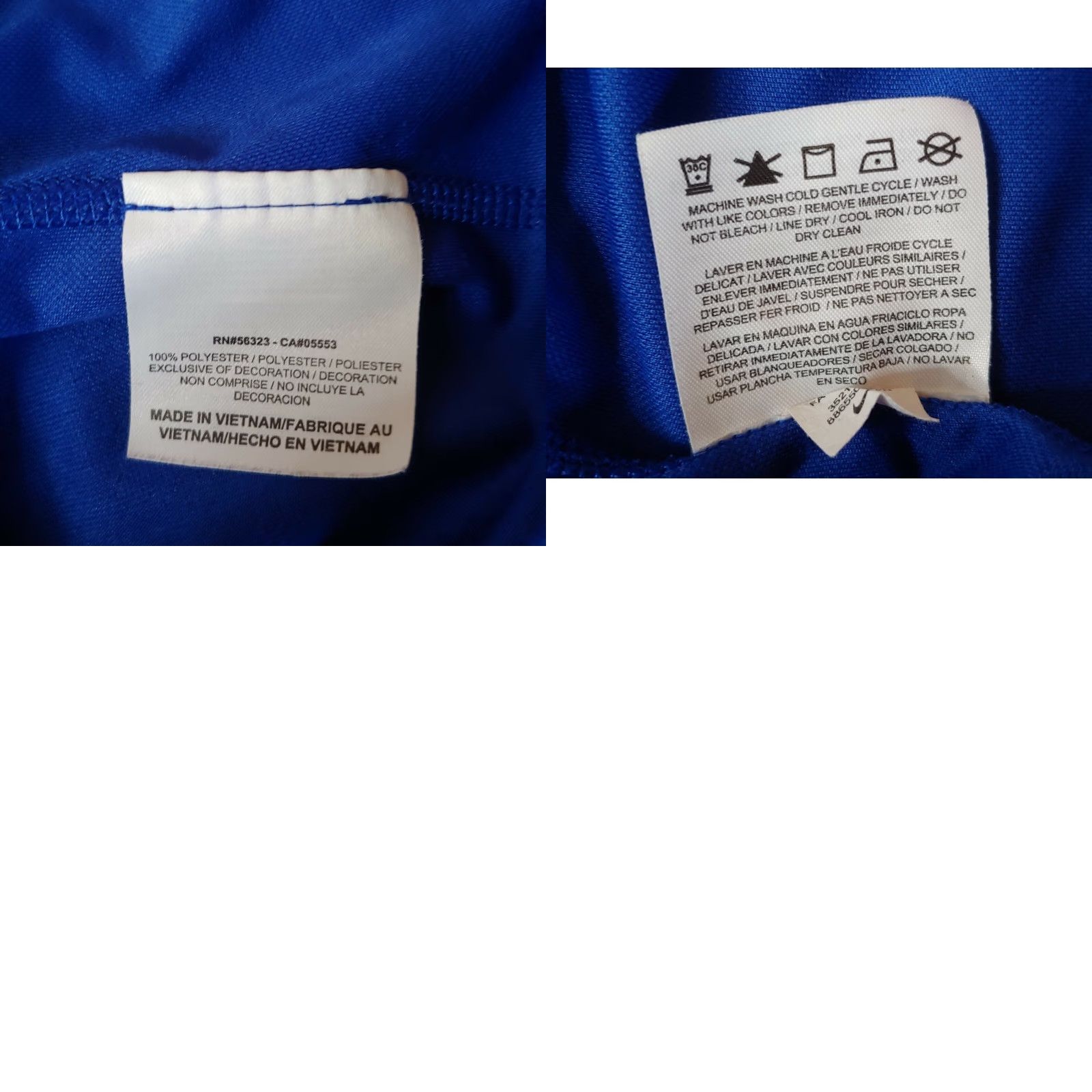 Nike Nike Dri-Fit Shirt Long Sleeve Medium Blue Geometric Athletic Pullover Women Size M / US 6-8 / IT 42-44 - 8 Thumbnail