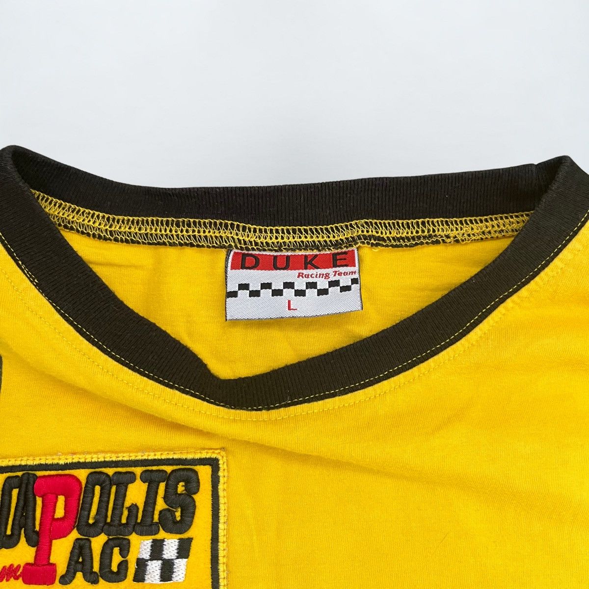 Other Vintage Duke Racing Team Yellow Y2K Motorsport Tee L Size US L / EU 52-54 / 3 - 5 Thumbnail