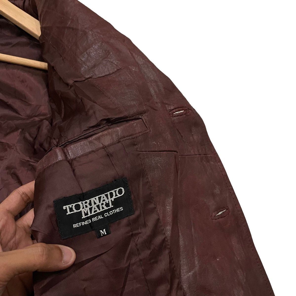 Tornado Mart Vintage Tornado Mart Cowhide Leather Coat Jacket Size US M / EU 48-50 / 2 - 17 Thumbnail