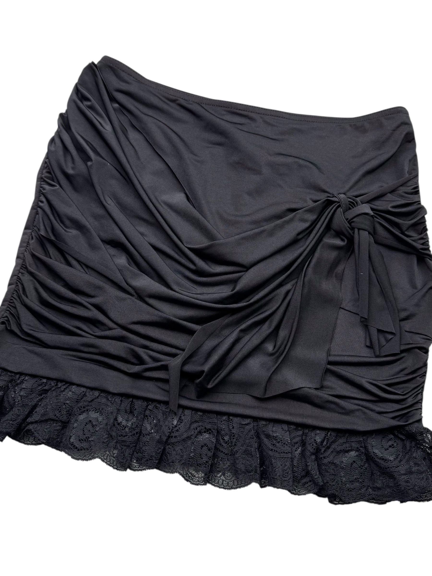 Morgan De Toi Morgan De Toi Vintage Mini Skirt M17D16(E84)(V84) Size 26" / US 2 / IT 38 - 2 Thumbnail