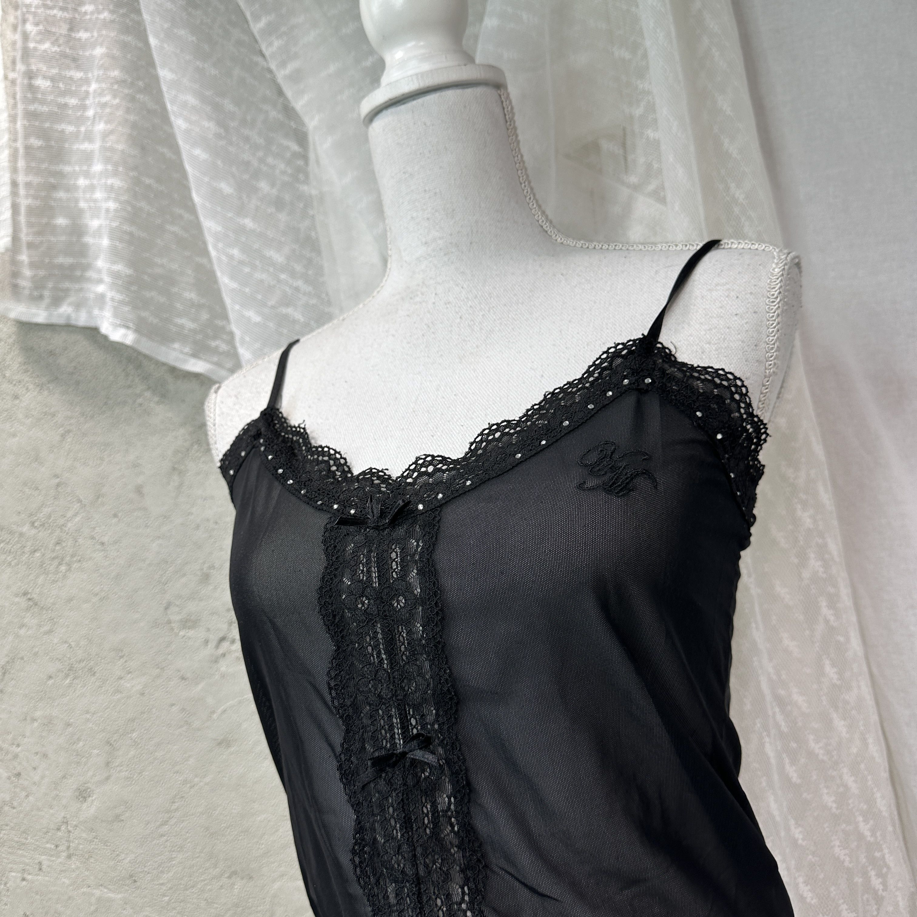 Vintage Vintage Avant Garde Coquette Mesh Vive Maria Top Y2K Size L / US 10 / IT 46 - 5 Thumbnail