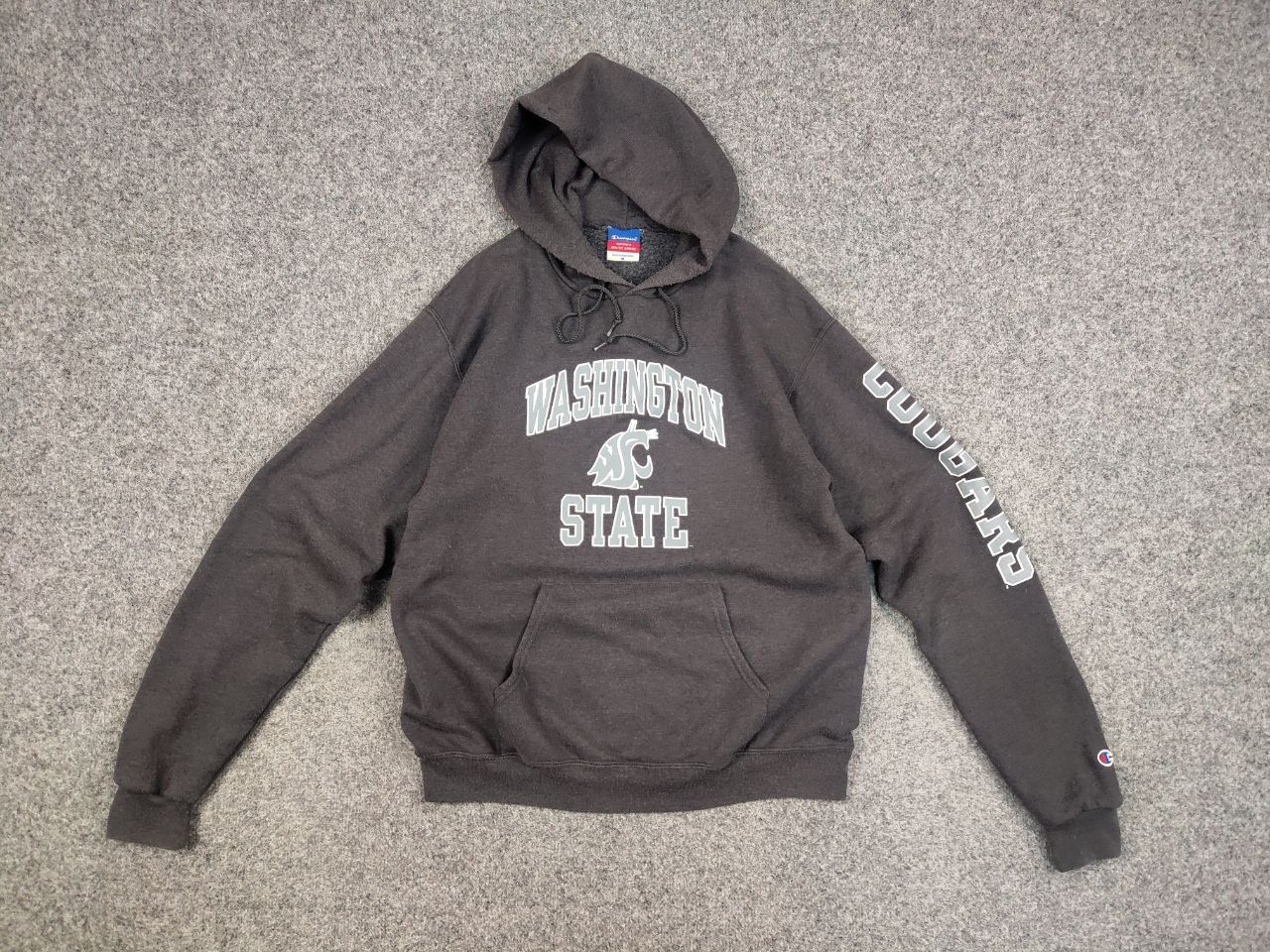 Champion Vintage 90's Champion washington state cougars Logo Hoodie Size US M / EU 48-50 / 2 - 11 Thumbnail