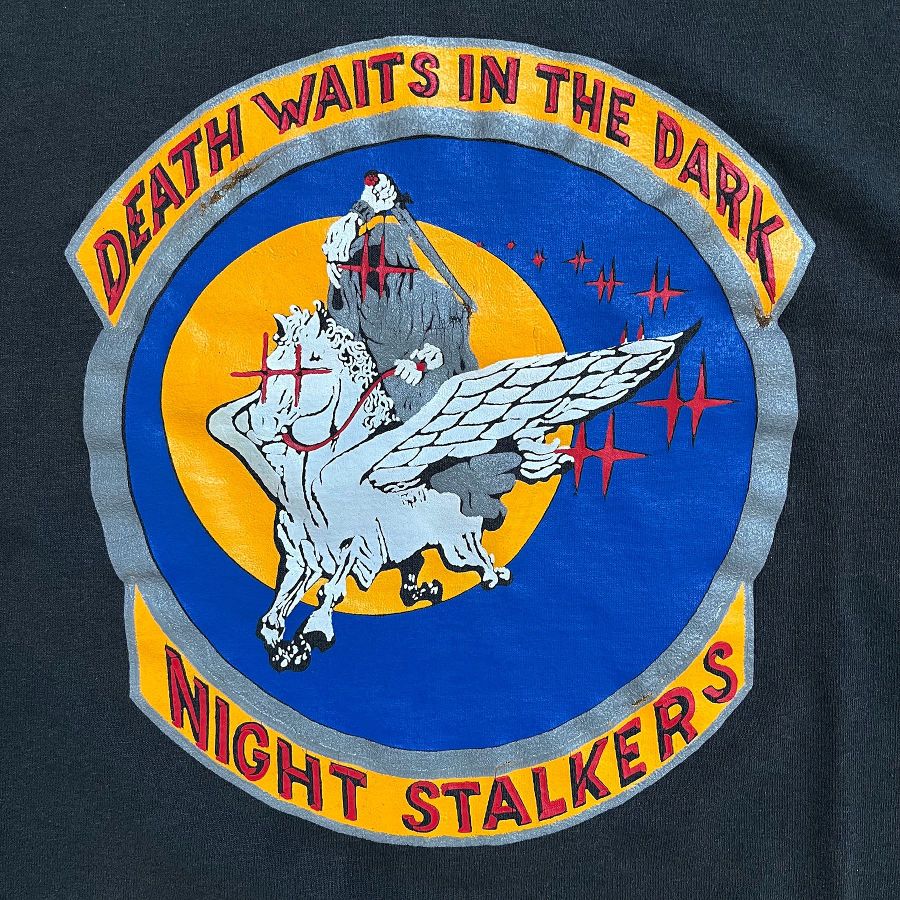 Vintage 1990s Vintage 160th SOAR Night Stalkers Tee Size US XL / EU 56 / 4 - 3 Thumbnail