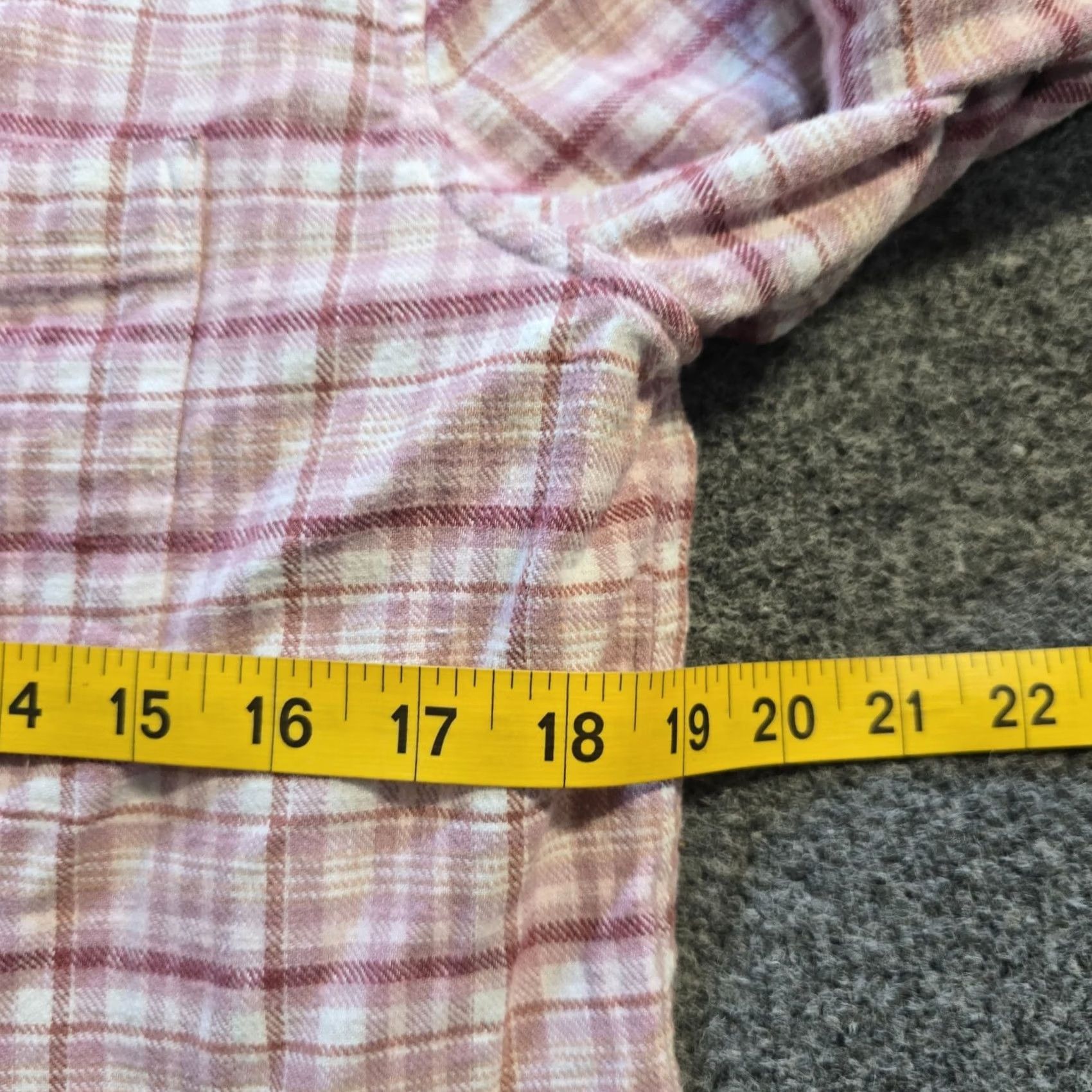 J.Crew J.CREW Top Womens Size 8 Pink White Plaid Flannel Button Classic Casual Blouse Size M / US 6-8 / IT 42-44 - 5 Thumbnail