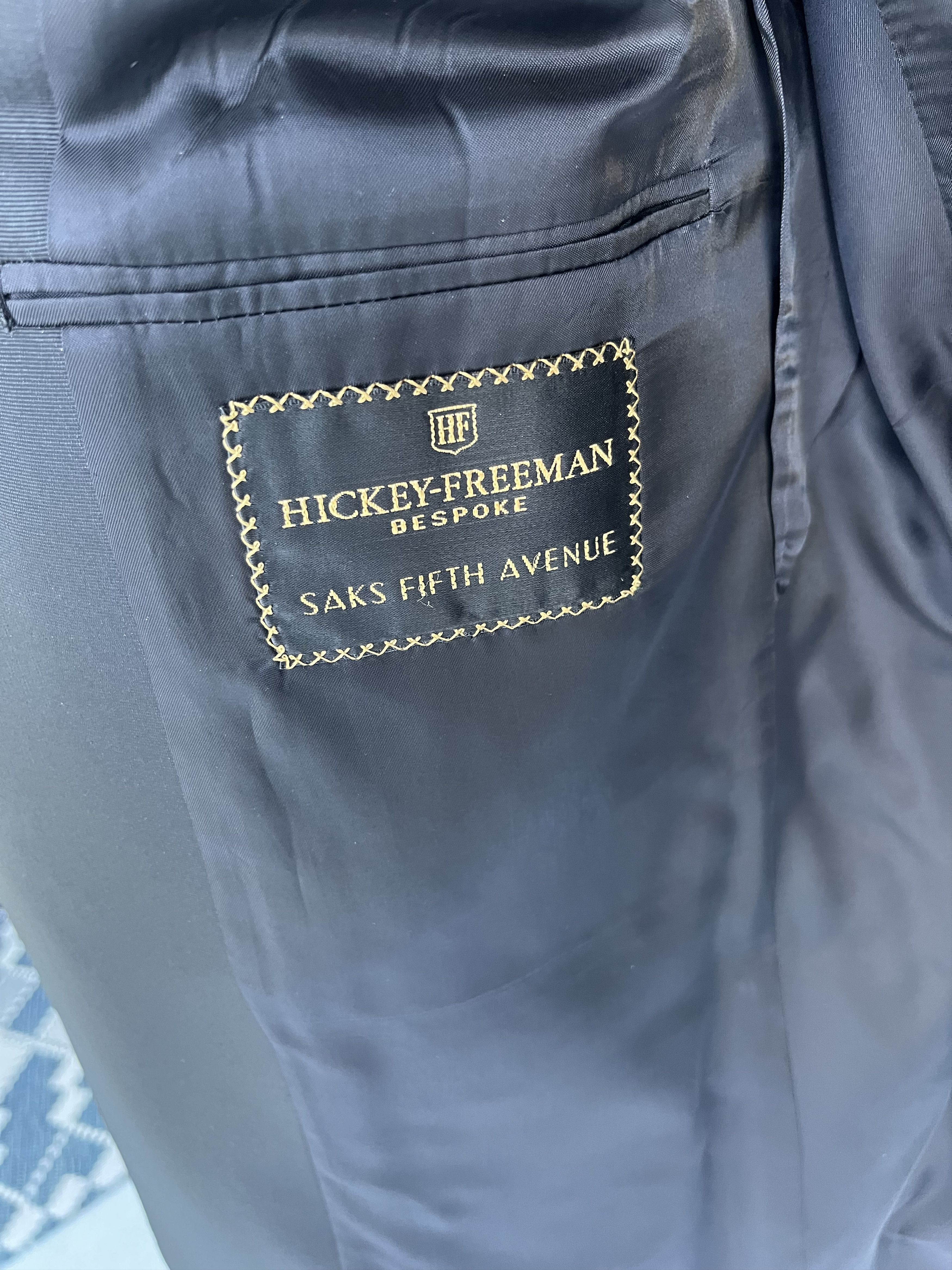 Hickey Freeman Hickey Freeman Bespoke Tuxedo Loro Piana 42R Super 120s Size 42R - 4 Thumbnail