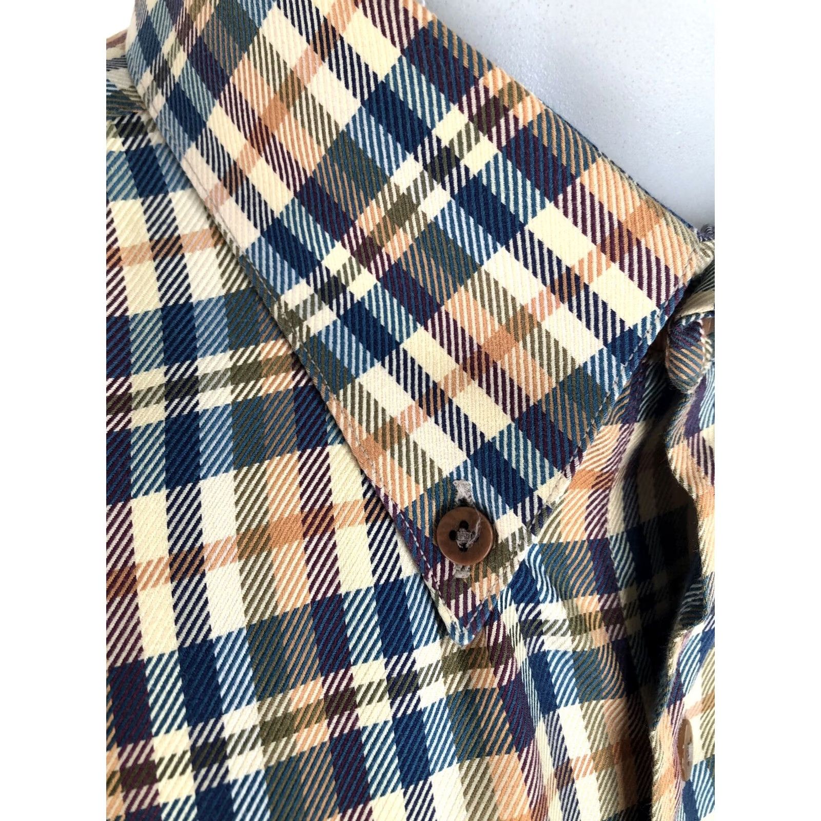Vintage GITMAN BROS Vintage CURSIVE TAG Mens XL Plaid Cotton Shirt - EXCELLENT Size US XL / EU 56 / 4 - 2 Thumbnail