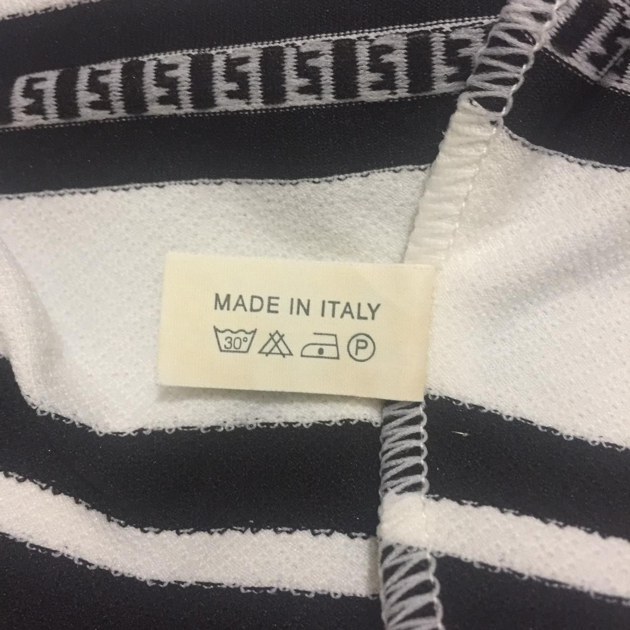 Fendi × Vintage Vintage 90s Fendi FF Logo Stripes Tank Tops Size M / US 6-8 / IT 42-44 - 8 Thumbnail