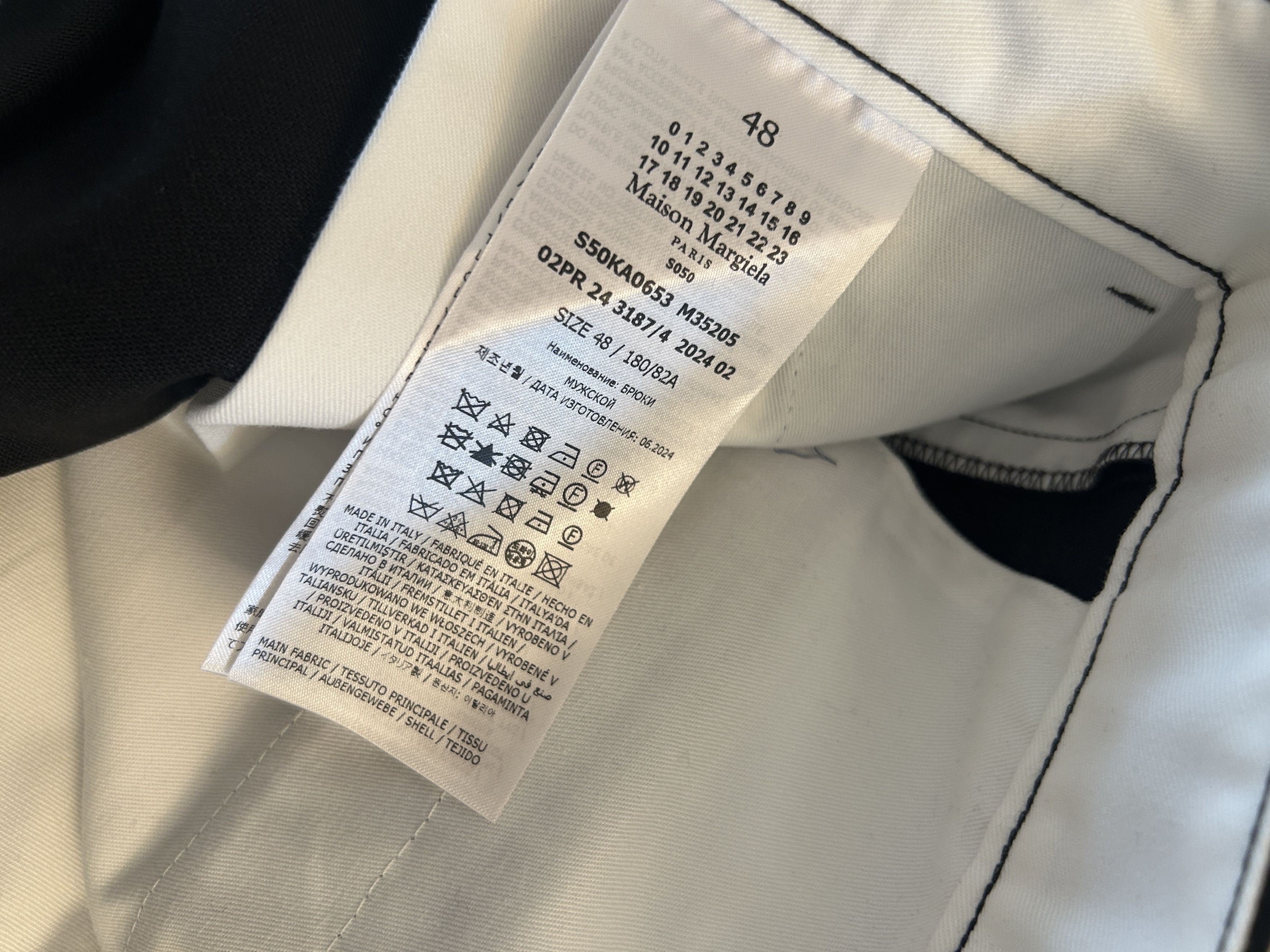 Maison Margiela Maison Margiela Men's Pleated Trousers Black size 48 Size US 32 / EU 48 - 9 Thumbnail