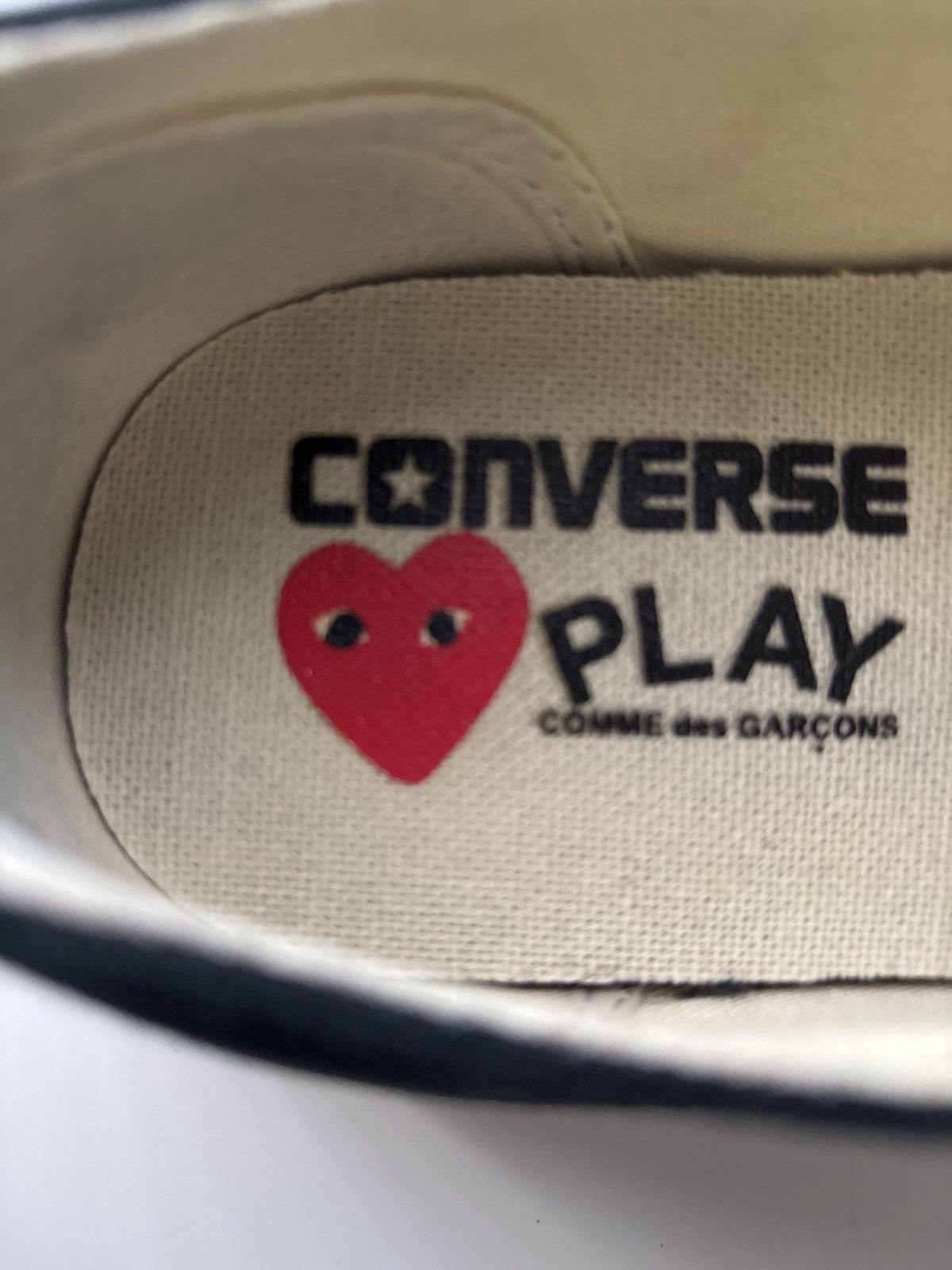 CDG by Comme des Garcons CDG PLAY x Converse Chuck 70 Low White – UK 8.5 Size US 8.5 / EU 41-42 - 7 Thumbnail