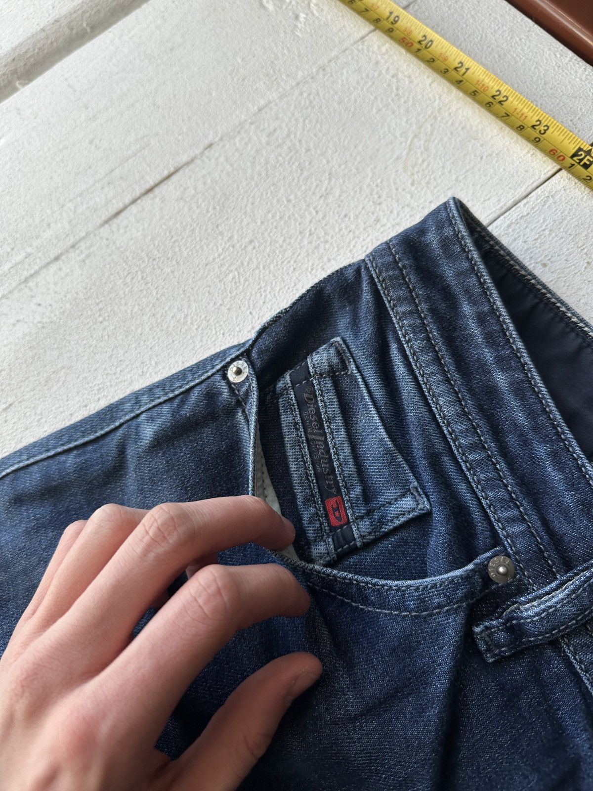 Diesel 🚨 RARE DIESEL MEN DENIM JEANS AVANT GARDE IFSIXWASNINE Y2K Size US 31 - 6 Thumbnail
