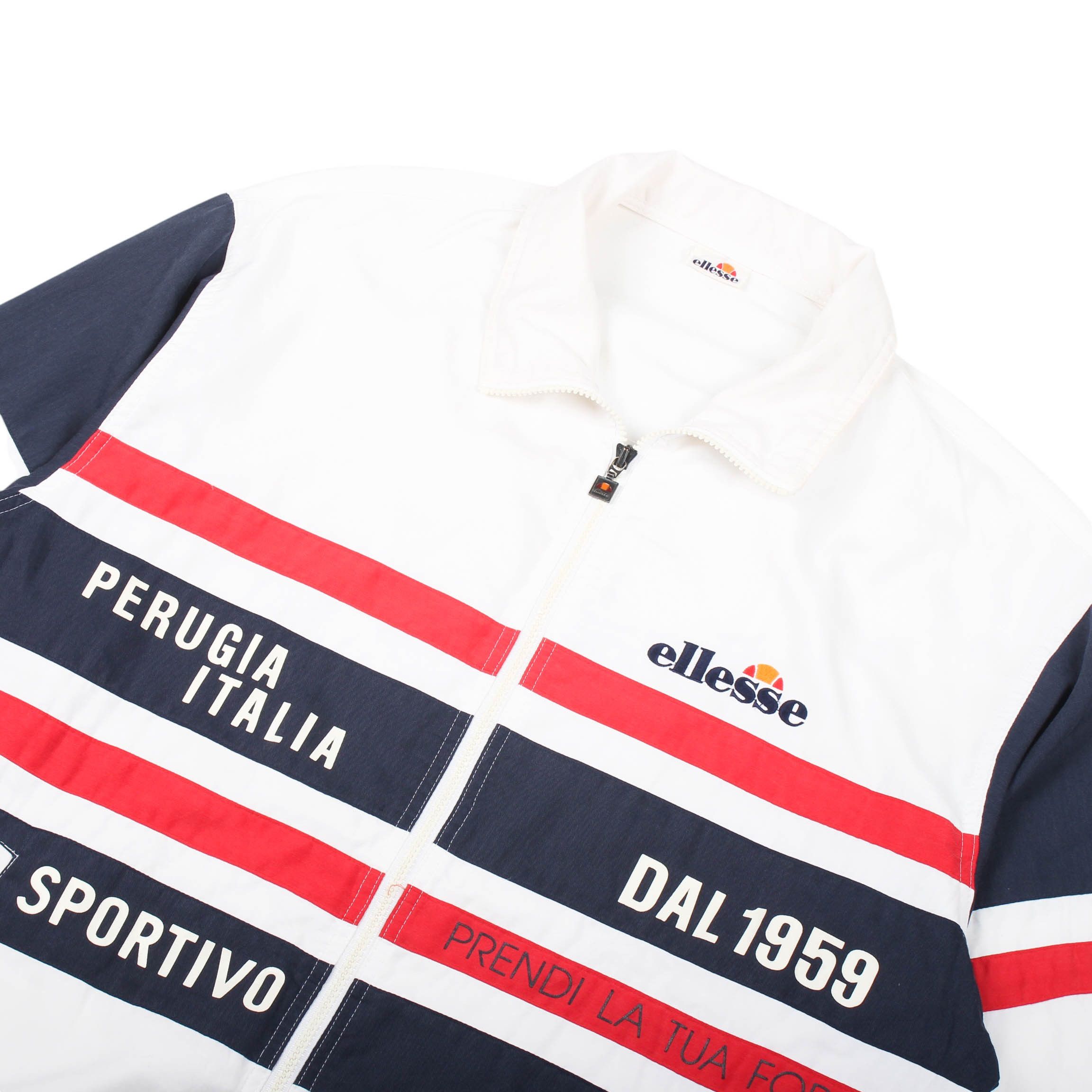 Ellesse Ellesse Track Jacket 90s Perugia Italia Sportivo Windbreaker Size US M / EU 48-50 / 2 - 5 Thumbnail