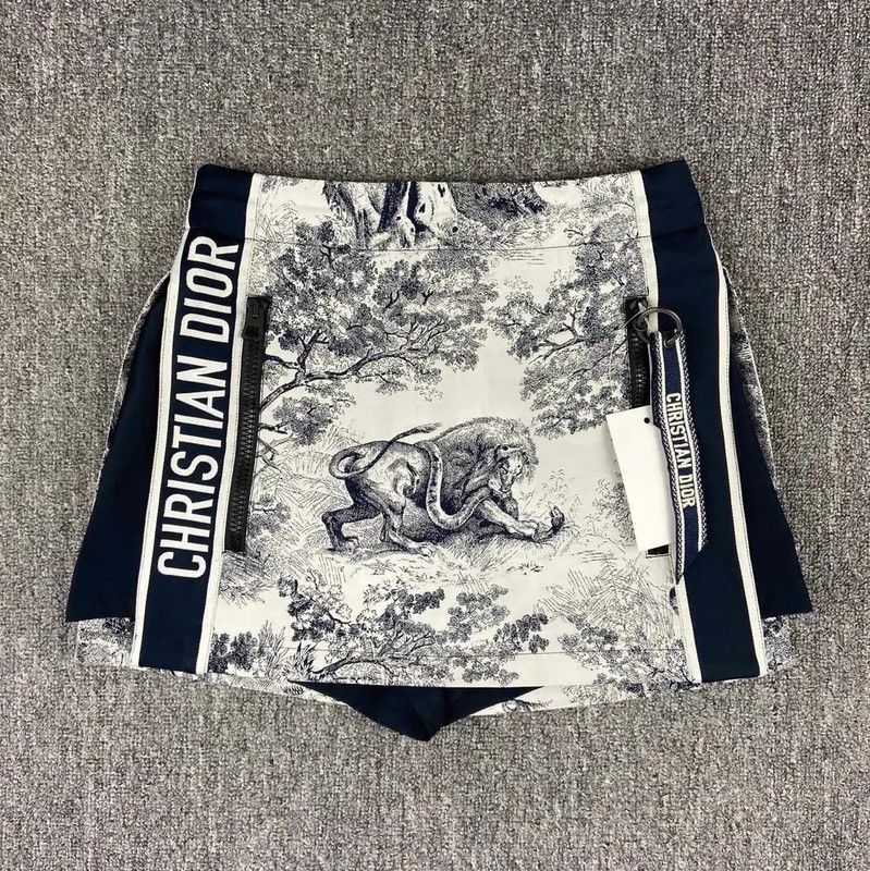 Dior Dior Women's Blue Polyester Shorts 0089 Size 23" - 1 Thumbnail