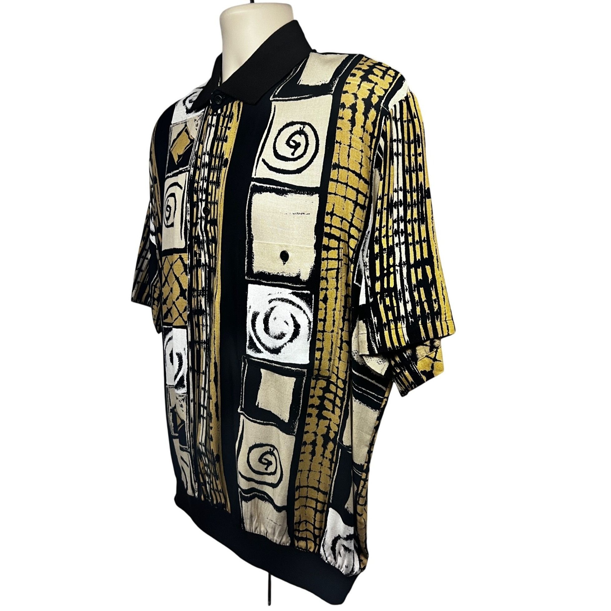 Vintage Alan Stuart Vintage 70s Disco Pullover Polo Shirt XL Pocket Size US XL / EU 56 / 4 - 3 Thumbnail