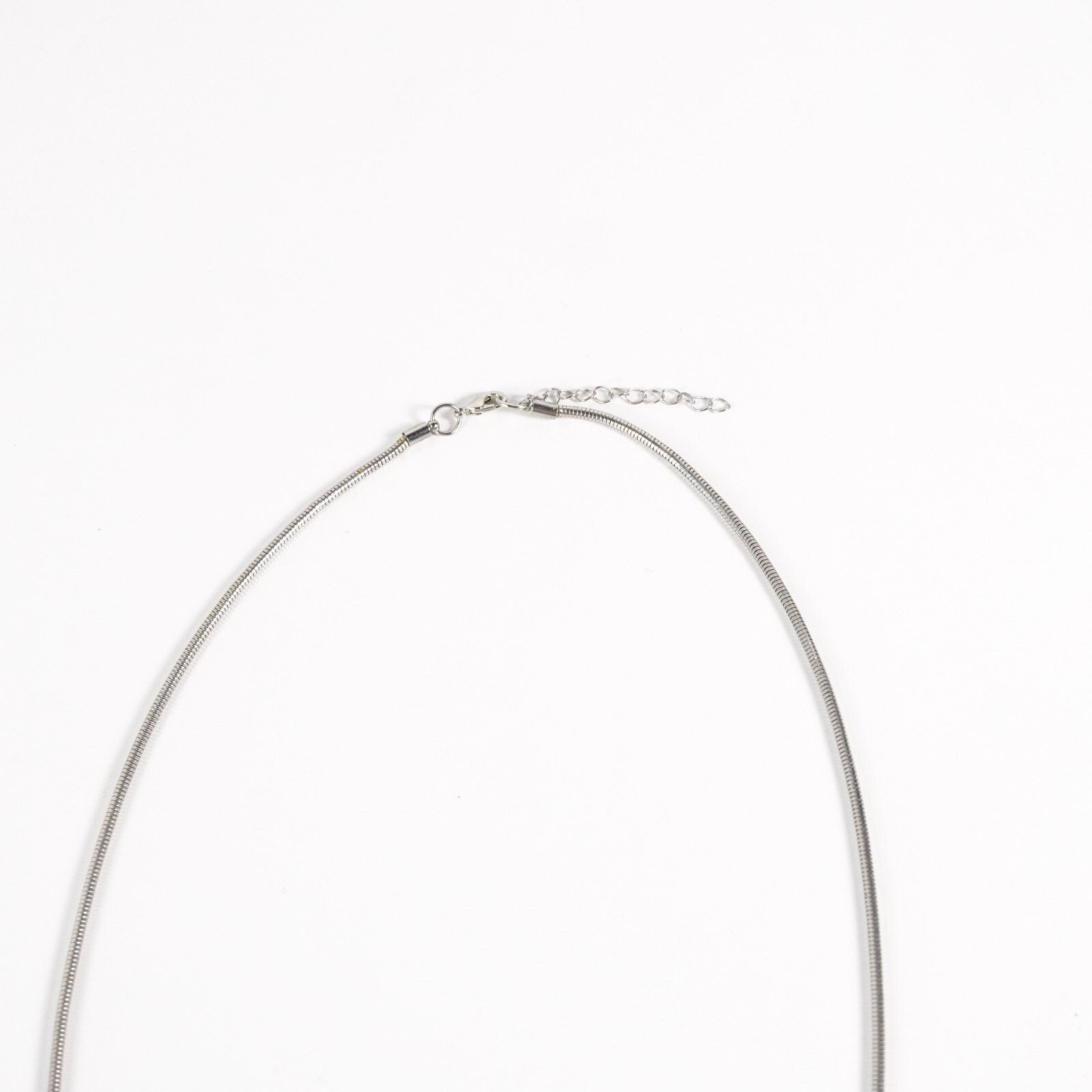Other Oval Pendant Snake Chain Link Necklace Token Medal Jewelry Size ONE SIZE - 3 Thumbnail