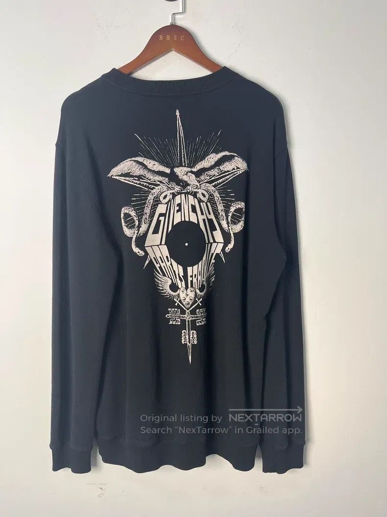 Givenchy Givenchy Black Venus Figure Printed Sweatshirt Size US L / EU 52-54 / 3 - 2 Thumbnail