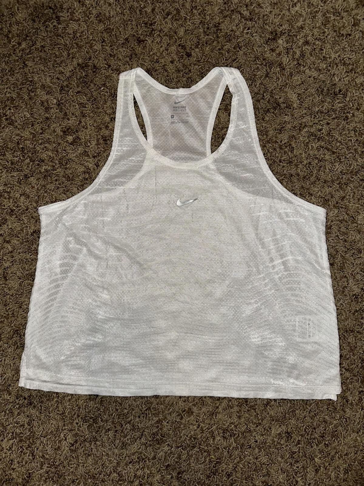 Nike Nike Pro Women's Dri-FIT Training Black Tank Top Size S / US 4 / IT 40 - 1 Thumbnail
