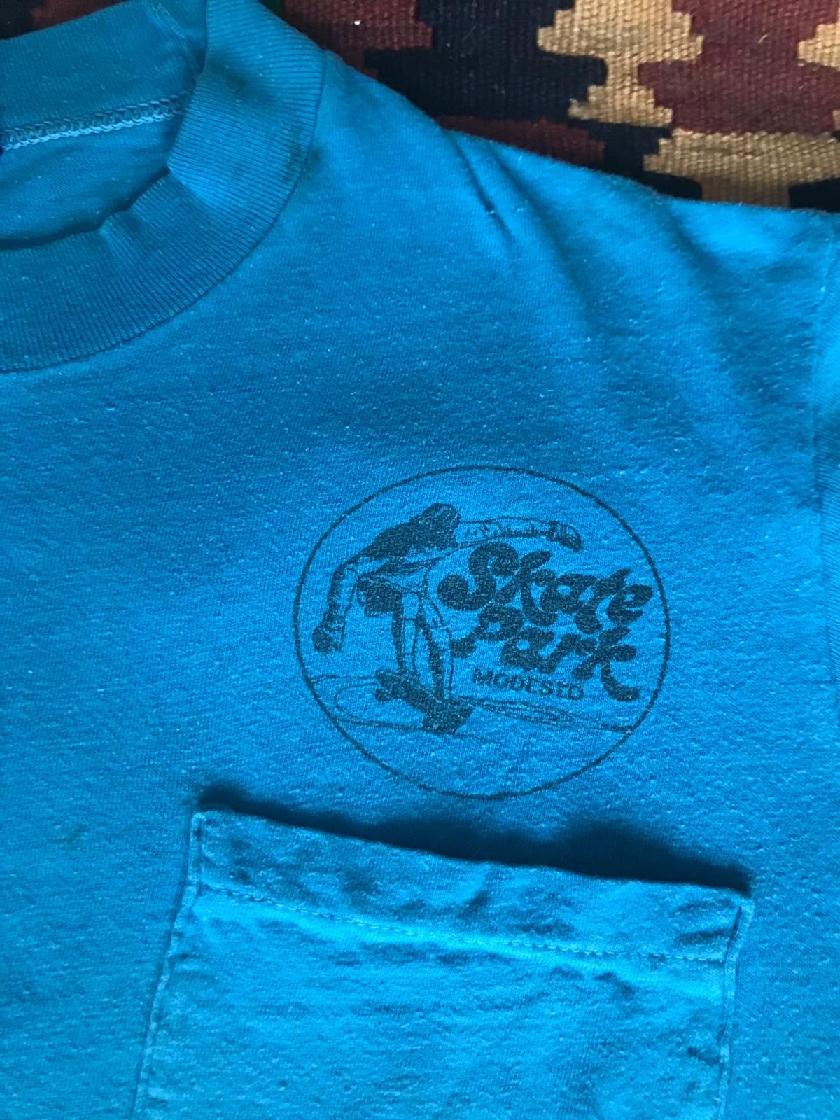 Other Modesto Skatepark Skateboarder RARE Anvil Tag 70's Orig T ! Size US S / EU 44-46 / 1 - 2 Thumbnail