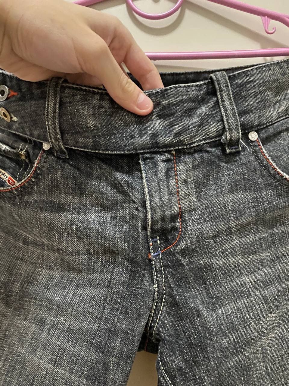 Diesel × Vintage Flare Jeans Diesel Distress Faded Boot Cut Y2k Mudmax Size US 30 / EU 46 - 8 Thumbnail