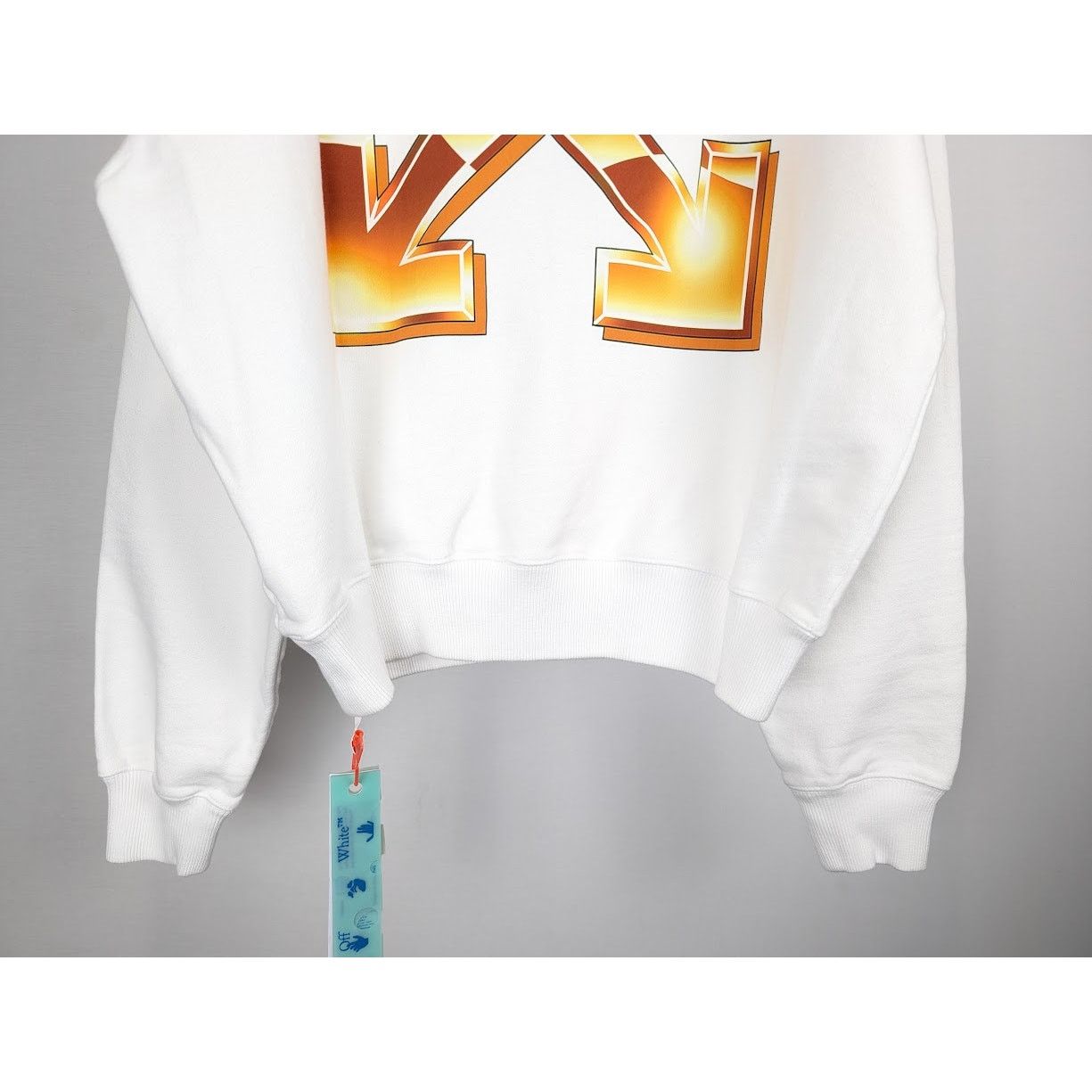 Off-White o1rshd1 Metal Arrow Over Hoodie in White/Orange Size US L / EU 52-54 / 3 - 15 Thumbnail