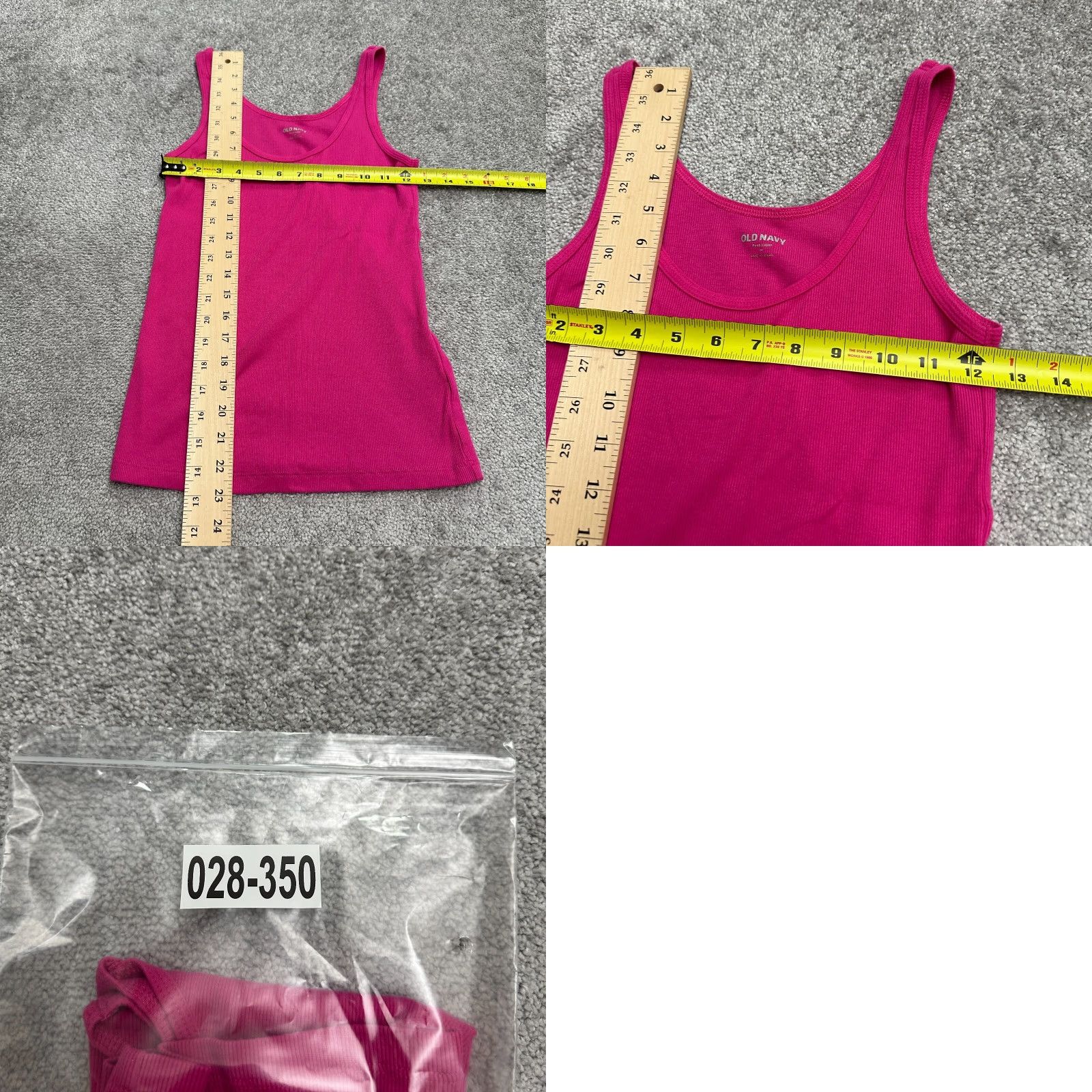 Old Navy Old Navy Tank Top Womens M Pink Solid Scoop Neck Stretch Shirt Sleeveless Size M / US 6-8 / IT 42-44 - 8 Thumbnail