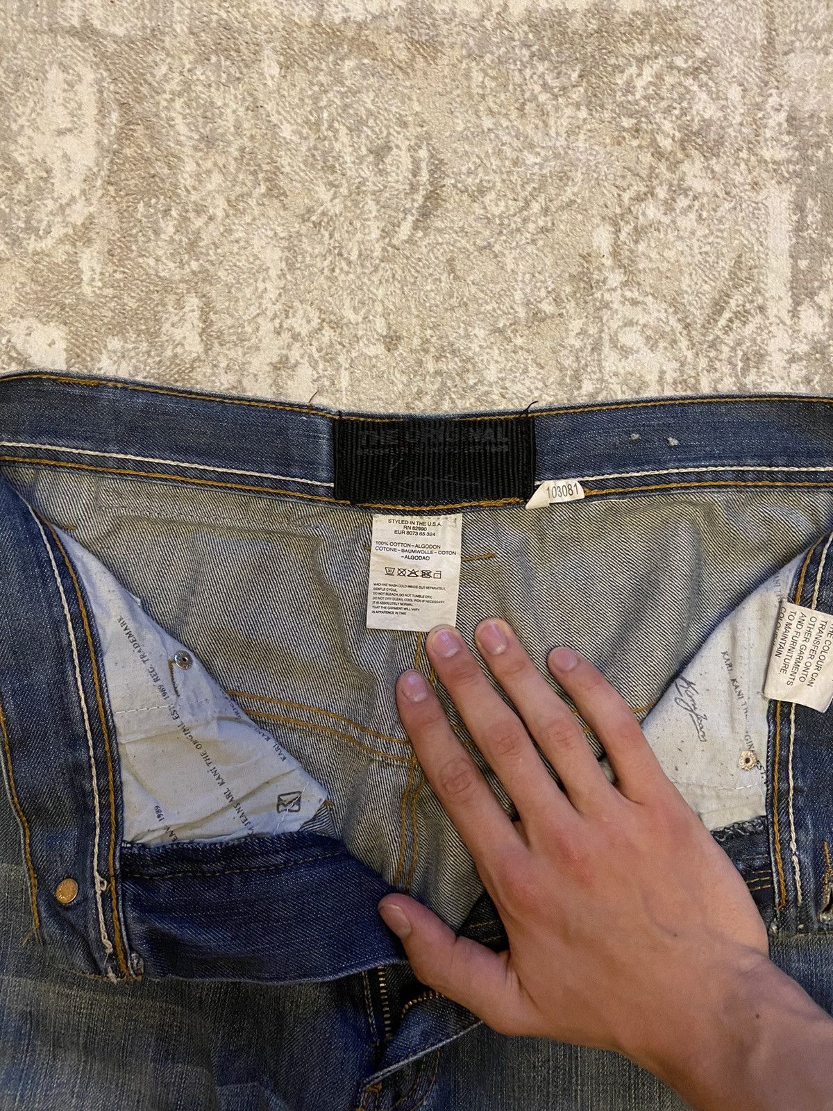 Karl Kani Vintage baggy Karl Kani rap jeans Size US 31 - 4 Thumbnail