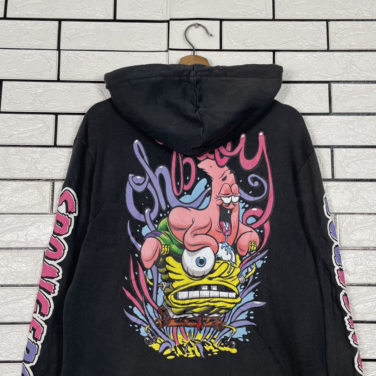 Japanese Brand Sponge Bob Pullover Hoodie Size US M / EU 48-50 / 2 - 8 Thumbnail